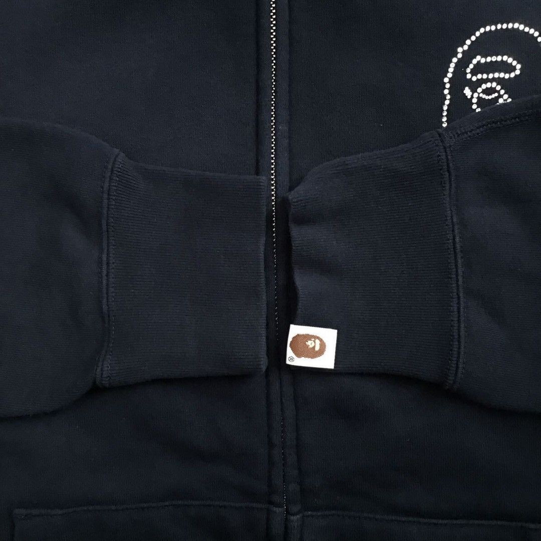 Bape × Swarovski BAPE HEAD Swarovski logo full zip hoodie a bathing ape Size US L / EU 52-54 / 3 - 6 Thumbnail