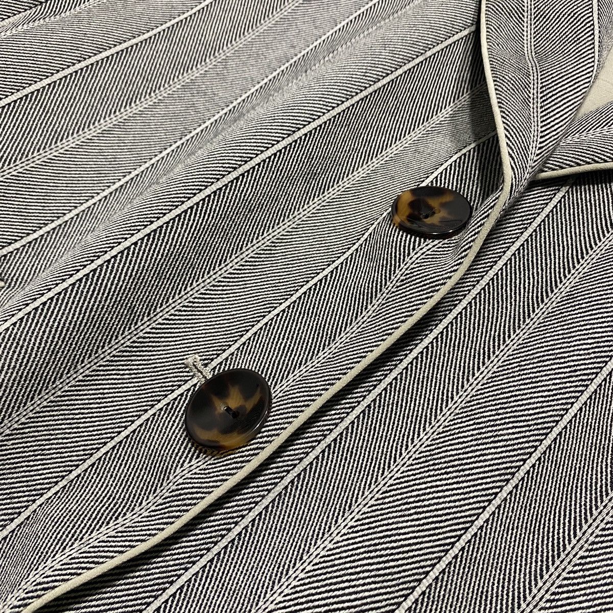 Giorgio Armani Pinstripe Jacket Size US L / EU 52-54 / 3 - 6 Thumbnail