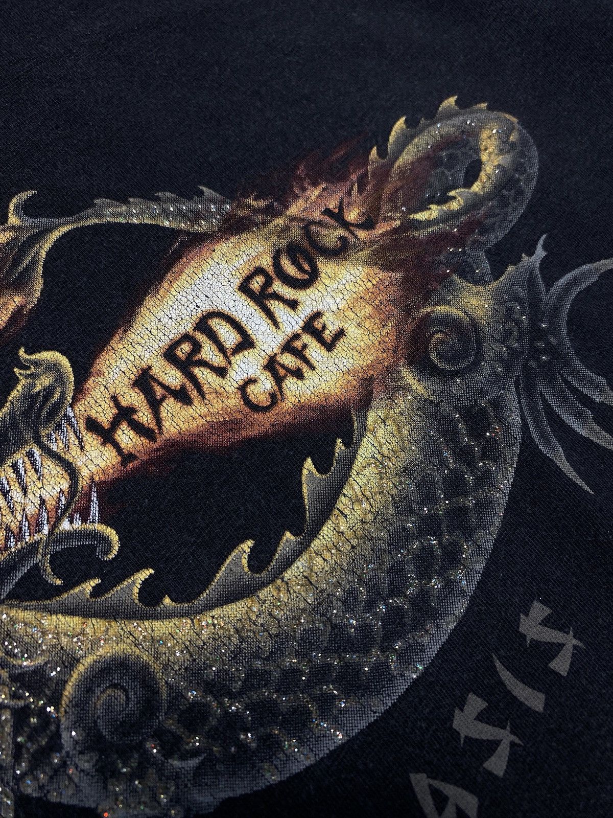 Hard Rock Cafe × Vintage Hard rock café oasis vintage y2k 90s grey black tee tshirt Size US XXL / EU 58 / 5 - 6 Thumbnail