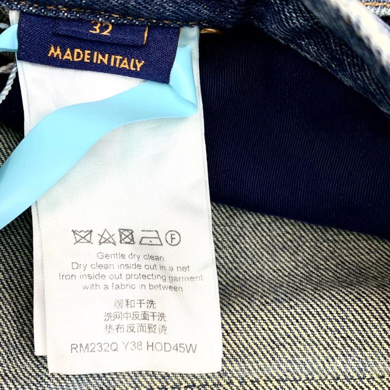 Louis Vuitton Louis Vuitton 23 blue logo embossed cotton casual denim pa Size US 32 / EU 48 - 8 Thumbnail