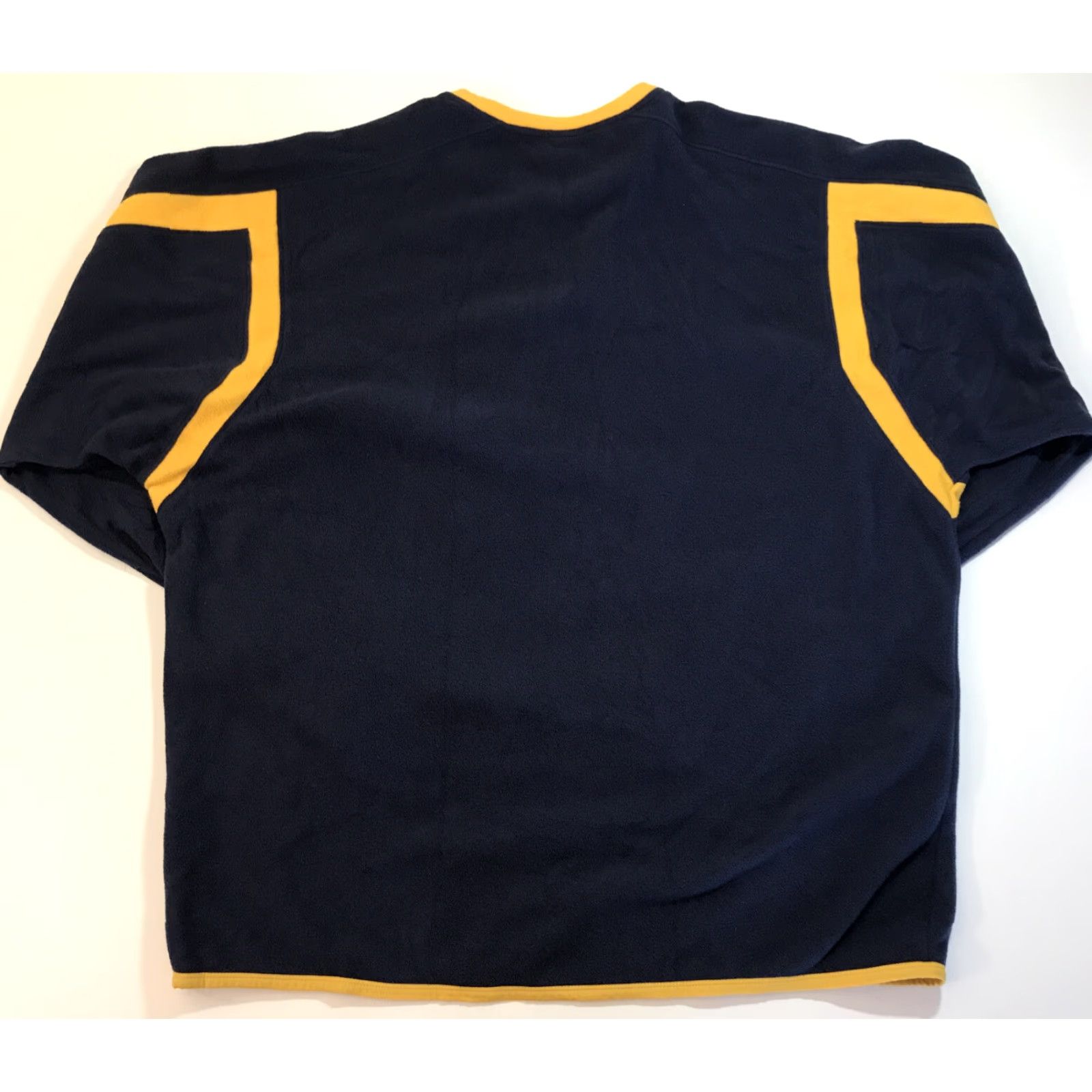 Nike VINTAGE Nike Mens Center Swoosh Fleece Long Sleeve Shirt XL Blue Size US XL / EU 56 / 4 - 5 Thumbnail