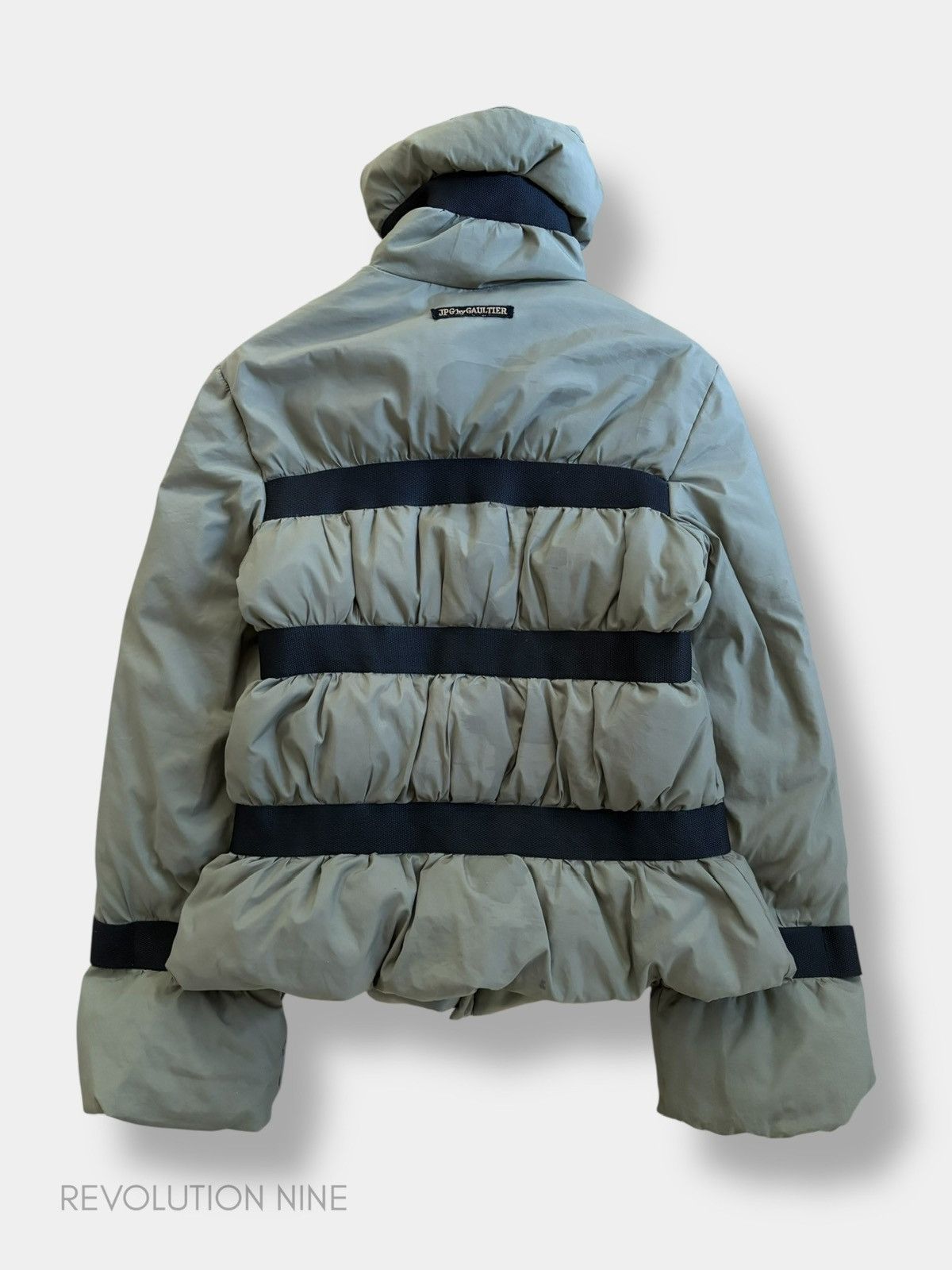 Jean Paul Gaultier Jean Paul Gaultier FW03 bondage green puffer jacket Size US S / EU 44-46 / 1 - 4 Thumbnail
