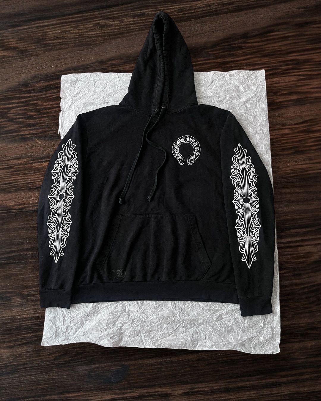 Chrome Hearts Chrome Hearts Floral Horseshoe Logo Hoodie Size US M / EU 48-50 / 2 - 2 Thumbnail