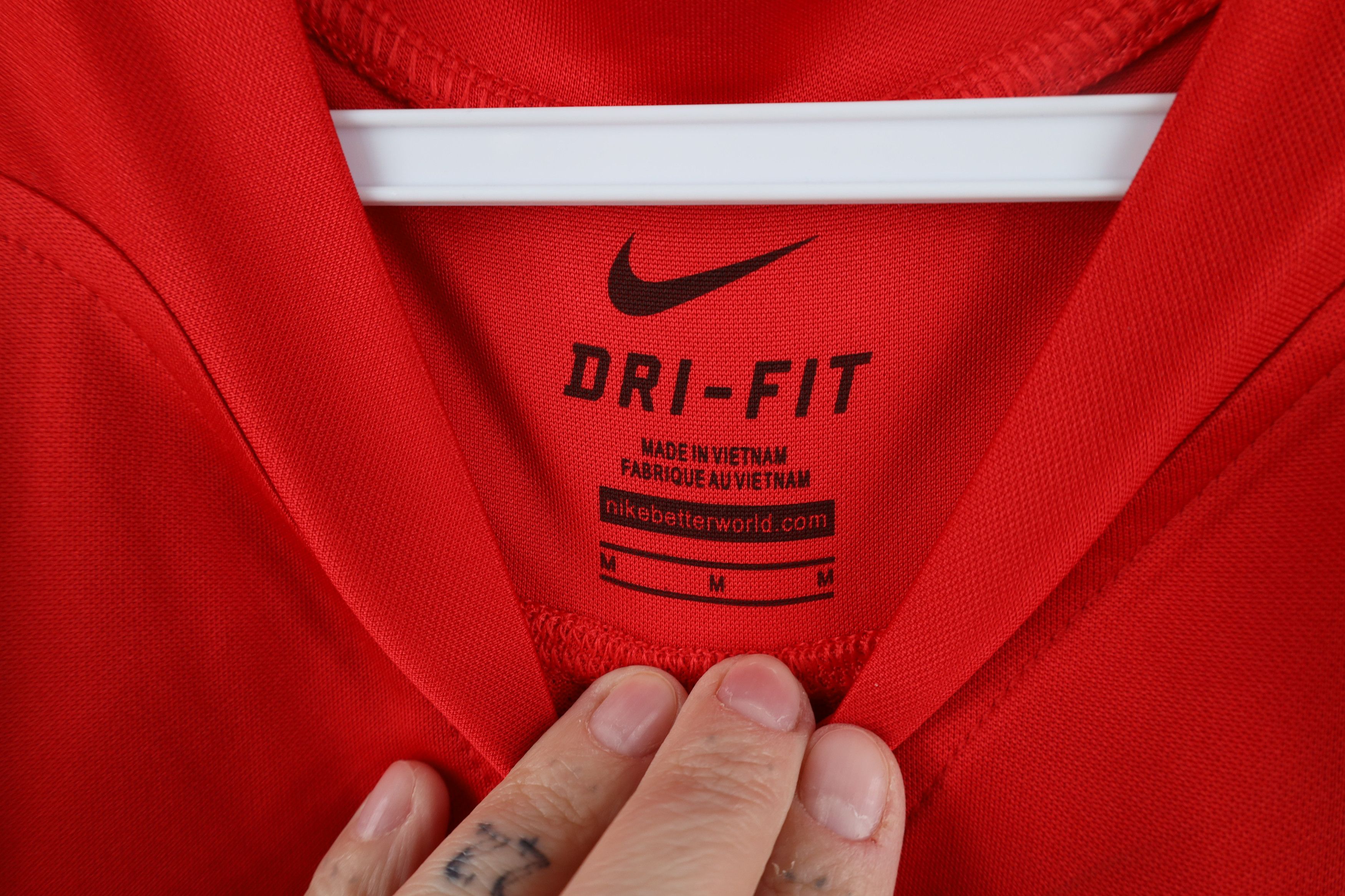 Nike Nike Issued USA Softball Short Sleeve Jersey Shirt Red #13 Size M / US 6-8 / IT 42-44 - 9 Thumbnail