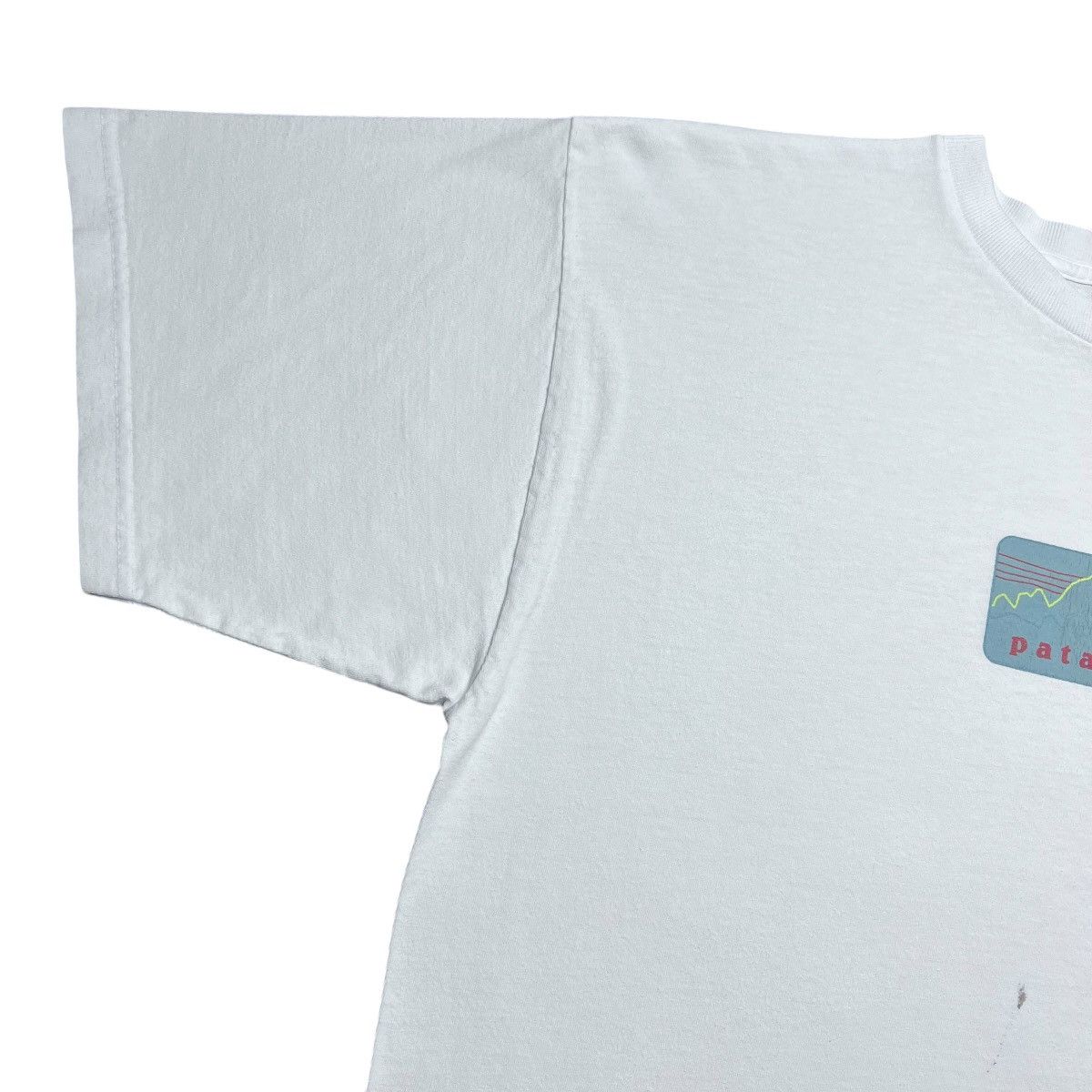 Patagonia Vtg 1990s Patagonia Beneficial Organic Mountain Logo T-Shirt Size US XL / EU 56 / 4 - 5 Thumbnail