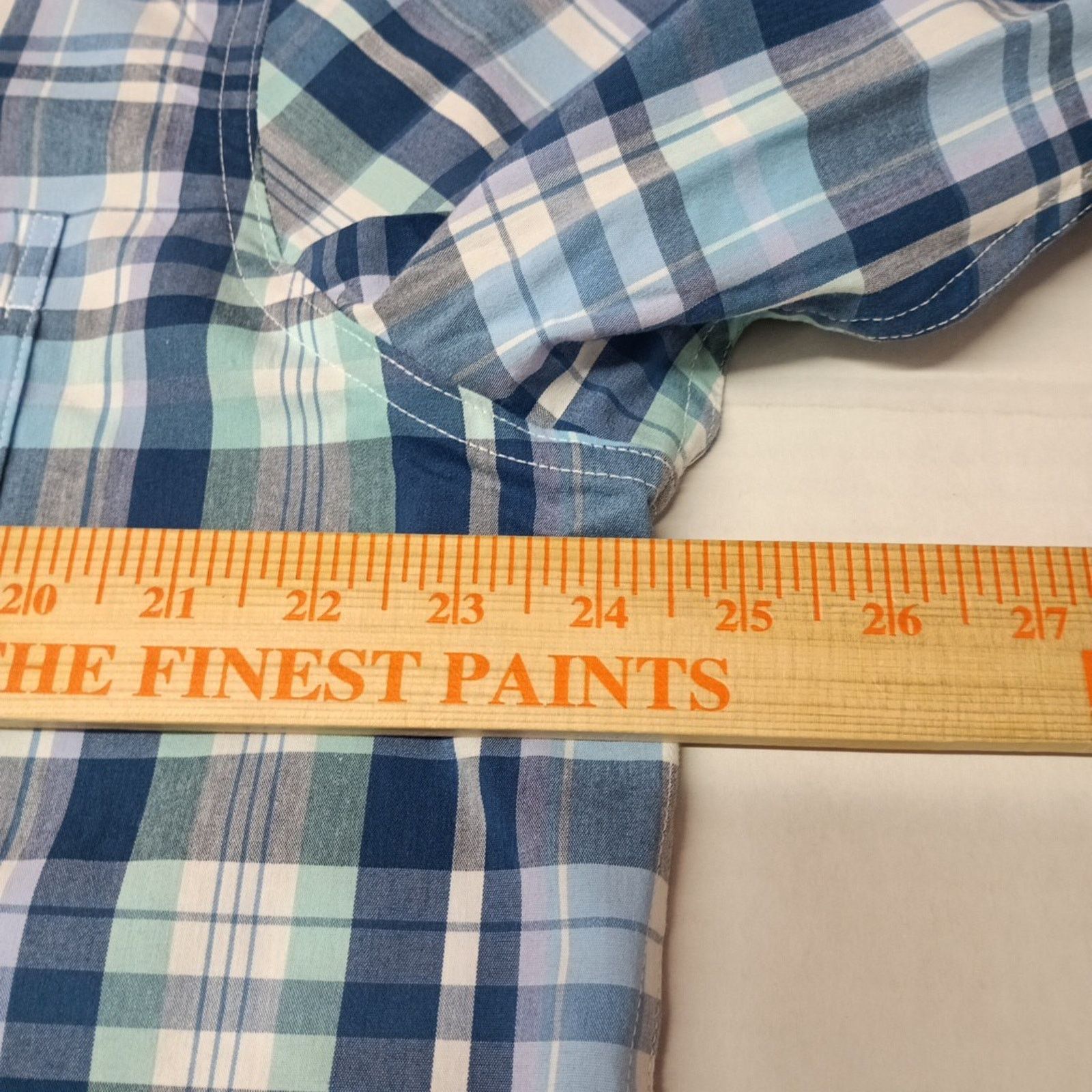 Chaps CHAPS Button Down Plaid Shirt Men's L Lilac Blue Multi Size US L / EU 52-54 / 3 - 6 Thumbnail