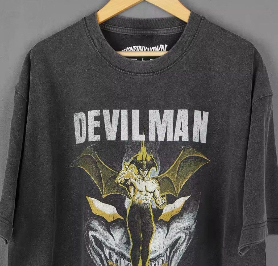 Japanese Brand × Vintage Devilman Graphic Printed Cotton Tshirt Size US XXL / EU 58 / 5 - 1 Thumbnail