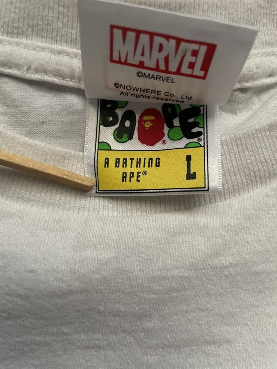 Bape Bape x marvel comics captain America t-shirt Size US L / EU 52-54 / 3 - 4 Thumbnail