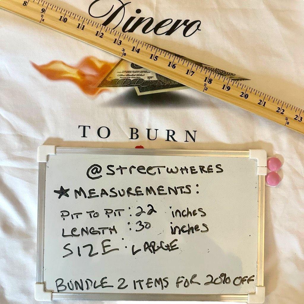 Other NWT Hastamuerte Dinero To Burn T-shirt Men’s L | Streetwear Size US XL / EU 56 / 4 - 6 Thumbnail