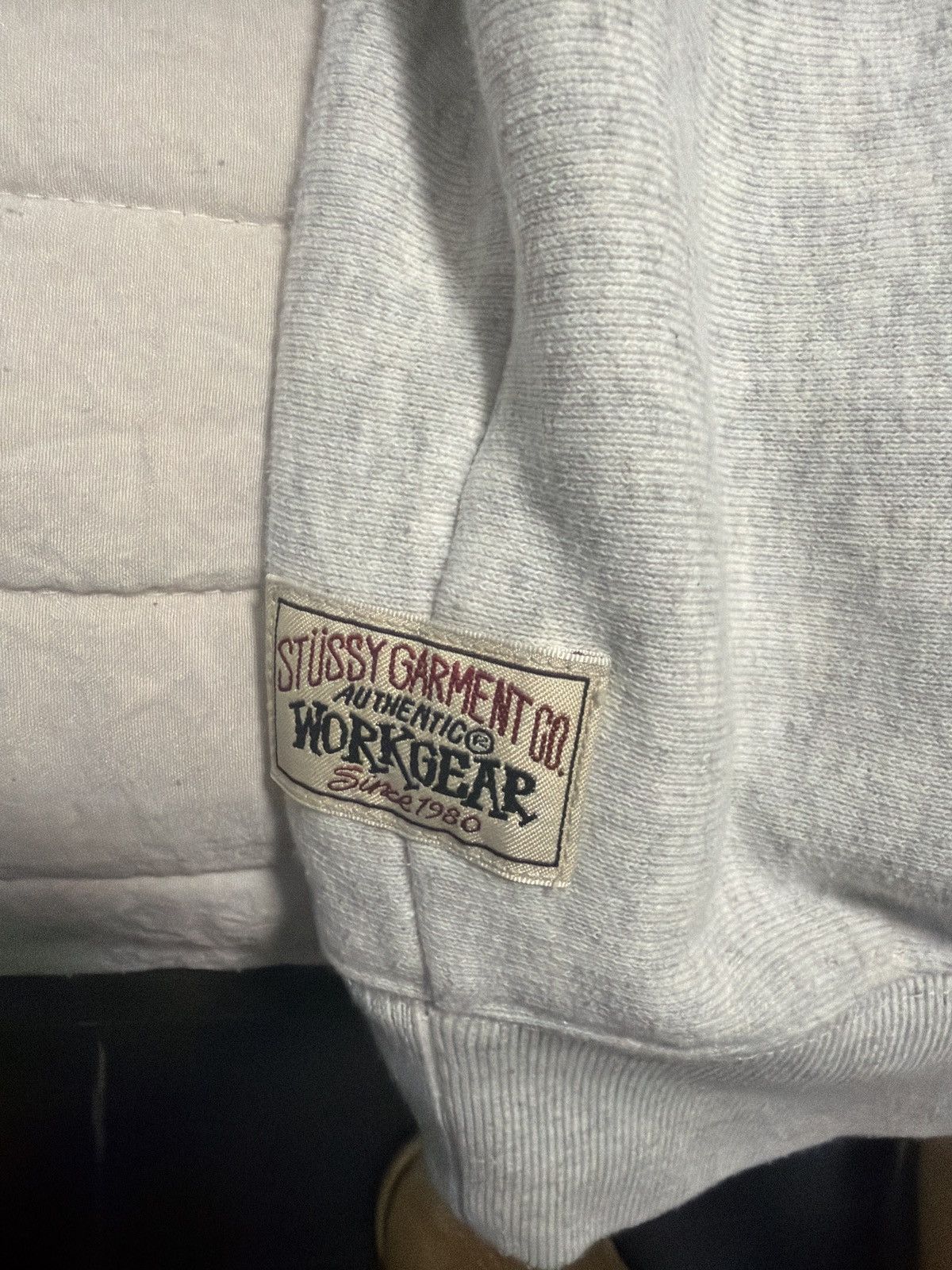 Stussy STUSSY BLANK HOODIE SIZE S LIGHT HEATHER GRAY Size US S / EU 44-46 / 1 - 4 Thumbnail