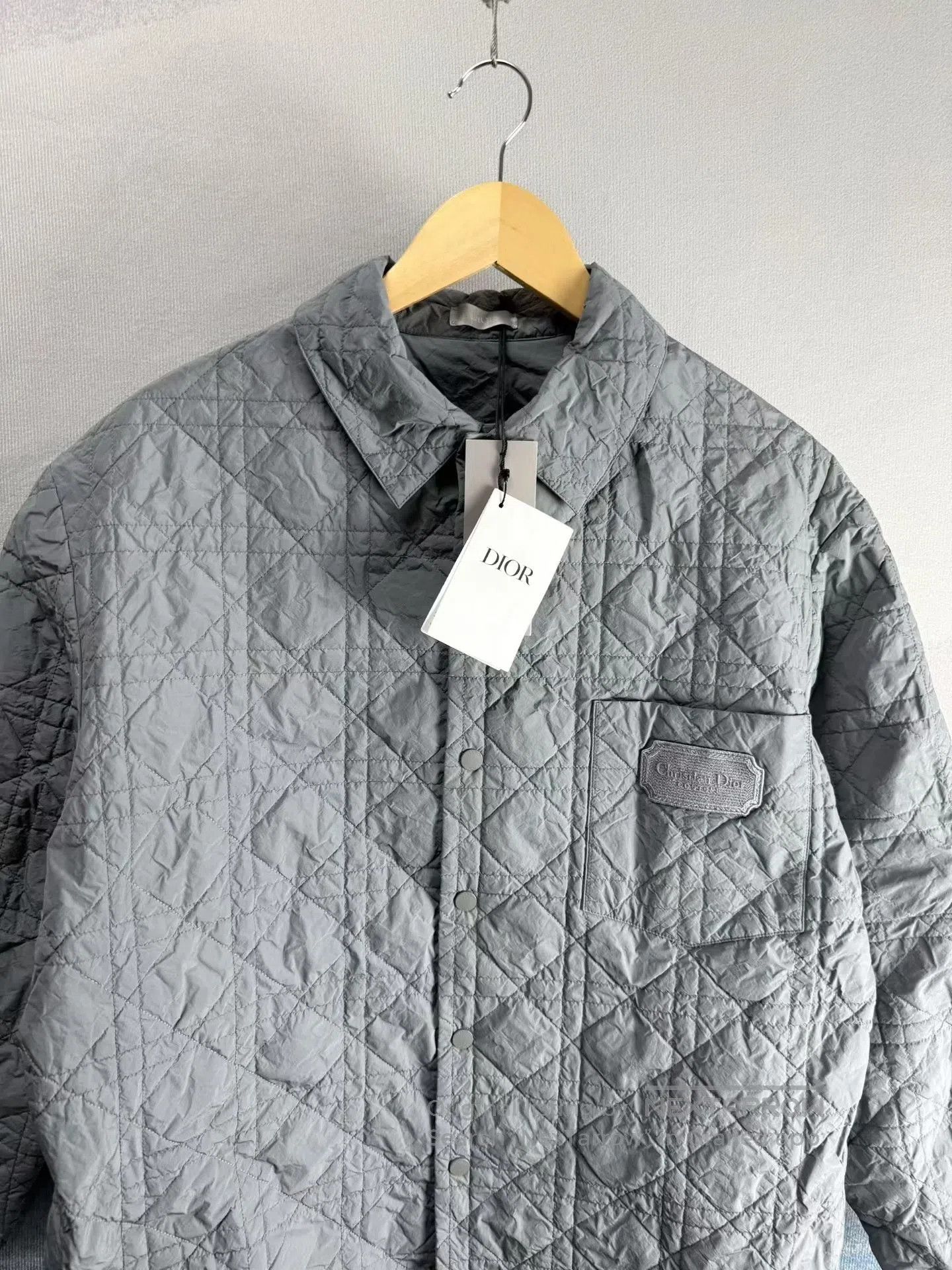 Dior Dior Lapel quilted cotton jacket with nameplate slogan emb Size US M / EU 48-50 / 2 - 2 Thumbnail