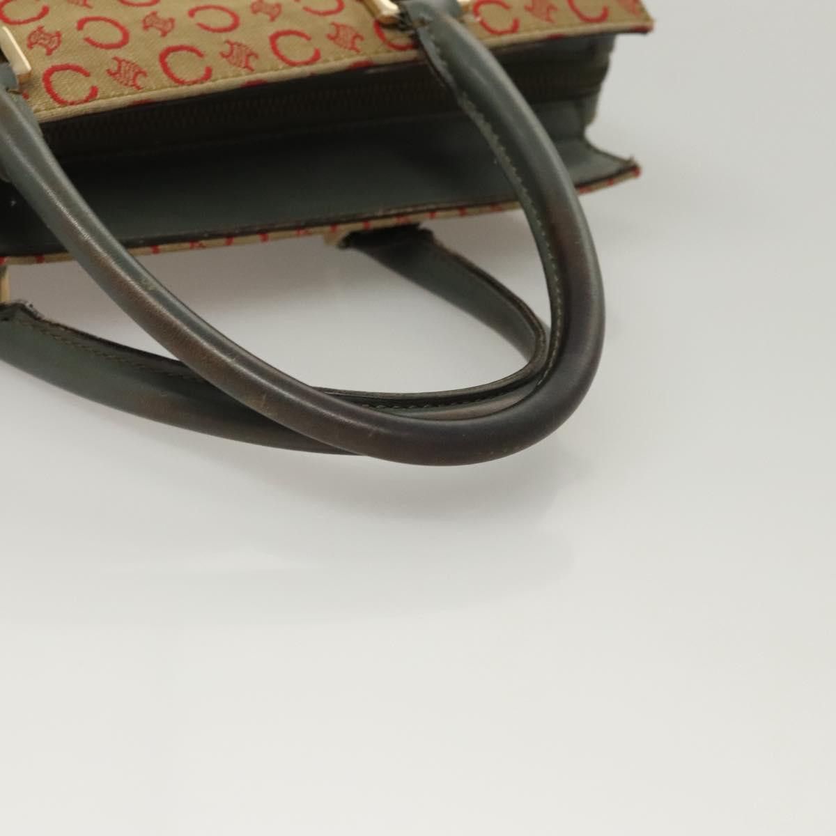Celine CELINE C Macadam Canvas Hand Bag Beige Gold Size ONE SIZE - 7 Thumbnail
