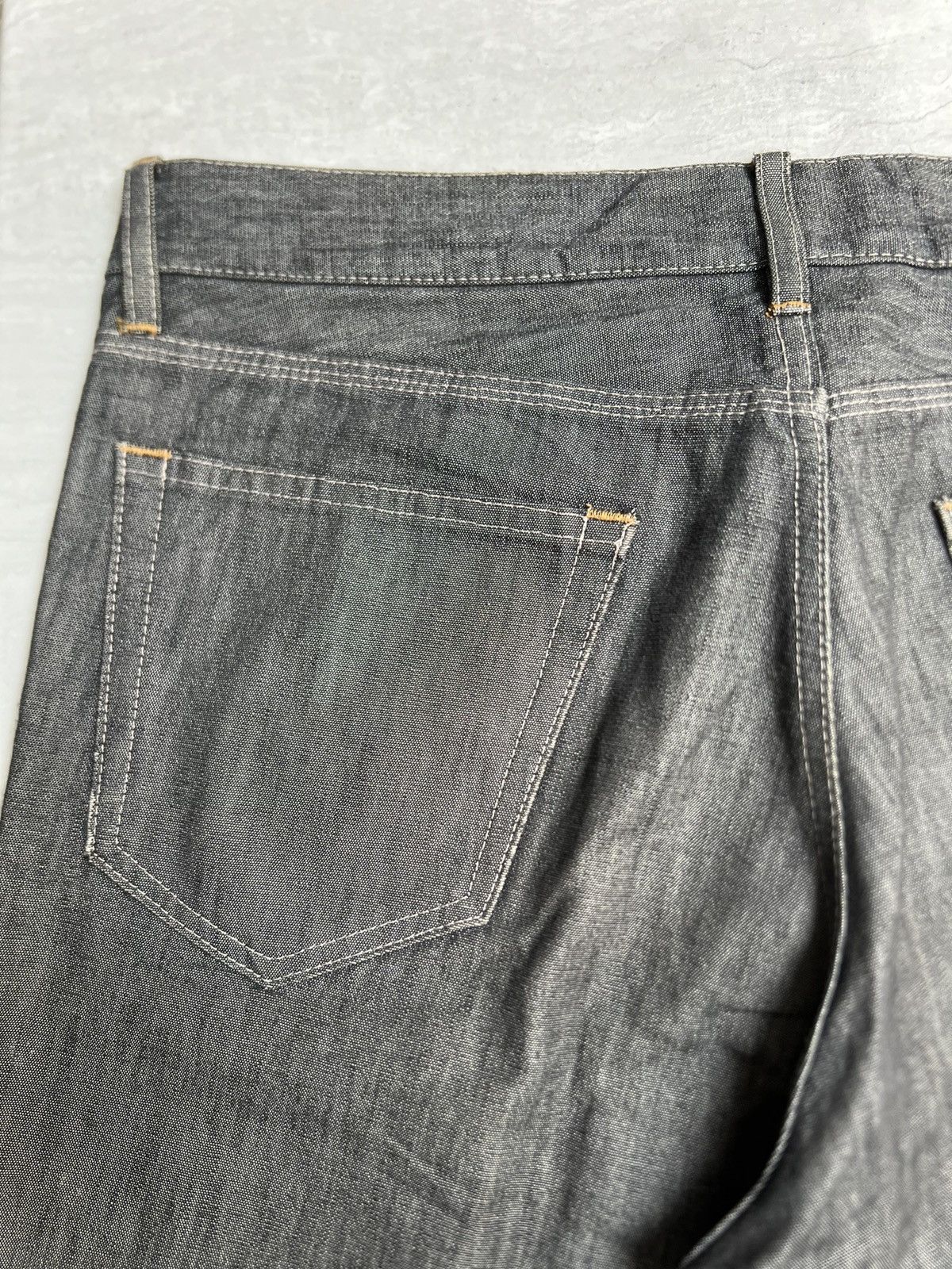 Yohji Yamamoto INED Yohji Yamamoto Denim Long Pants Size US 32 / EU 48 - 12 Thumbnail