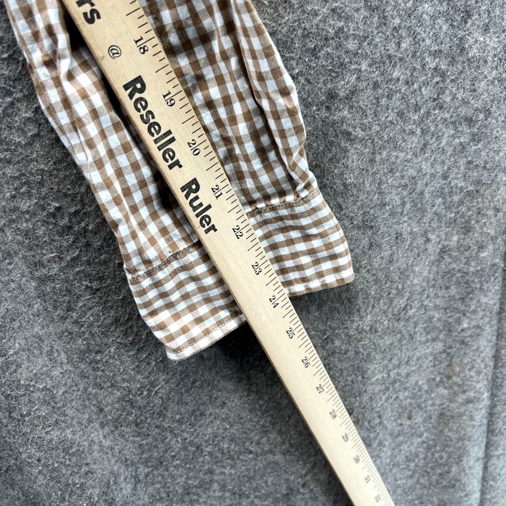 Tommy Hilfiger VINTAGE Tommy Hilfiger Shirt Men Small Check Beige Casual Button Down Classic fit Preppy Mens Size US S / EU 44-46 / 1 - 5 Thumbnail
