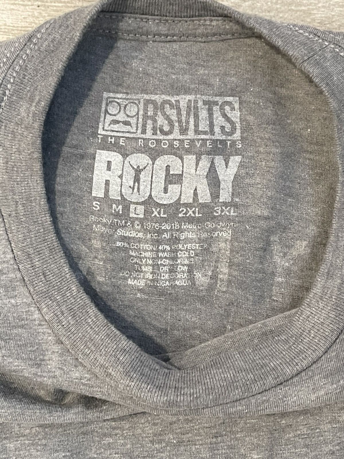 Other RSVLTS Rocky Mick's Gym Crewneck Grey Tee T-Shirt Sz Large Size US L / EU 52-54 / 3 - 5 Thumbnail