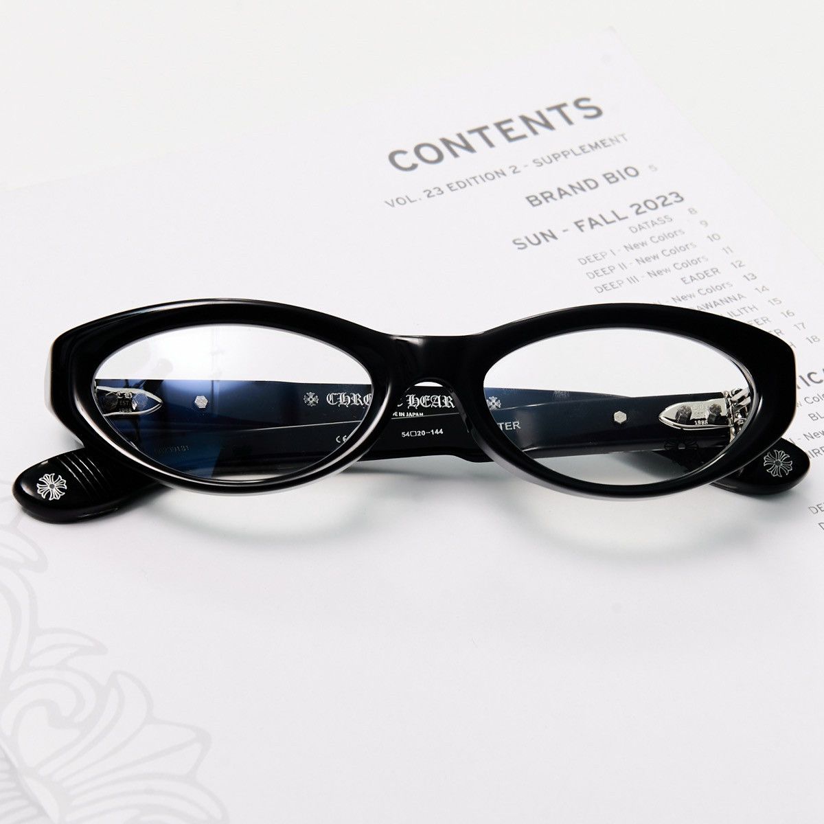 Chrome Hearts CHROME HEARTS BLASTER BLACK GLASSES Size ONE SIZE - 6 Thumbnail