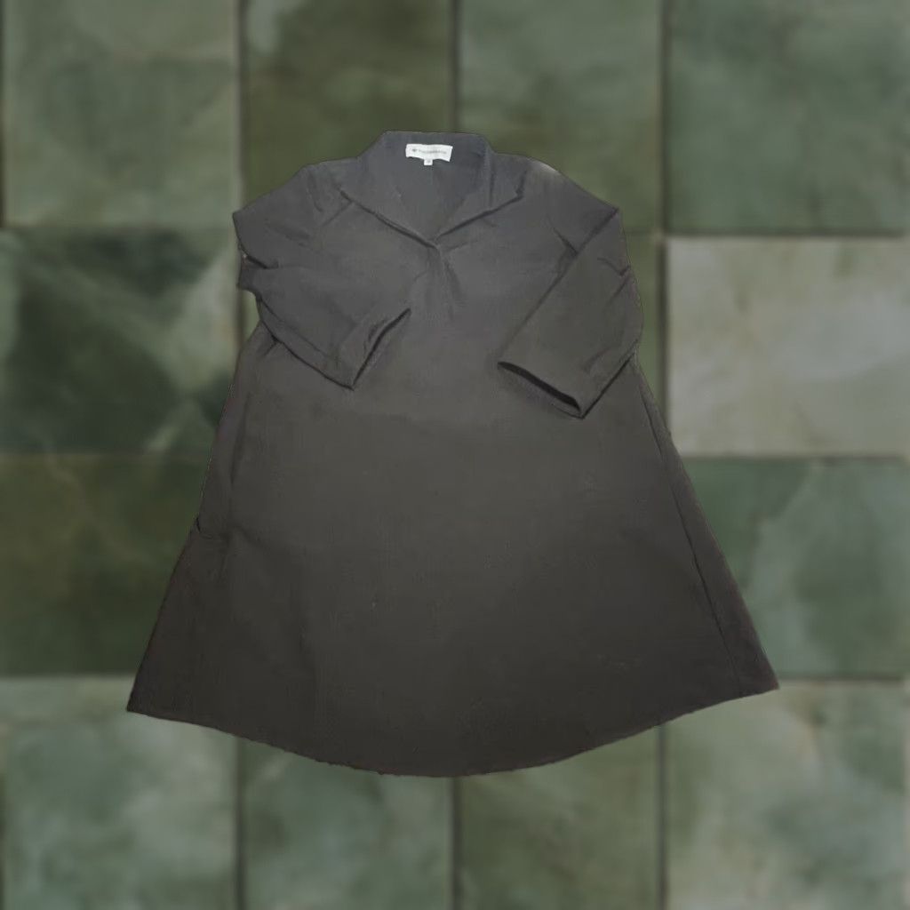 Tuckernuck Dress Women XS Black Pockets Shirt Dress City Classic Womens
