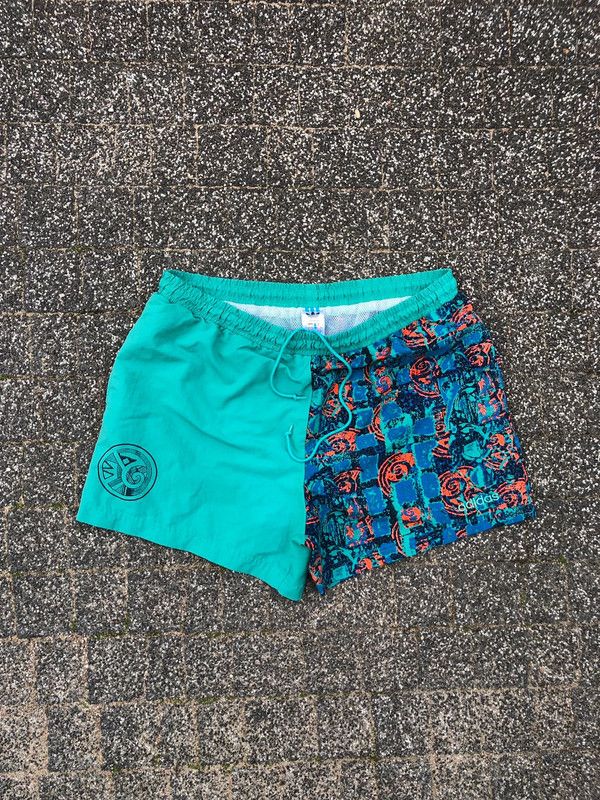 Adidas × Vintage 2in1 Adidas 90s vintage abstract sweatpants + shorts L/XL Size US 36 / EU 52 - 3 Thumbnail