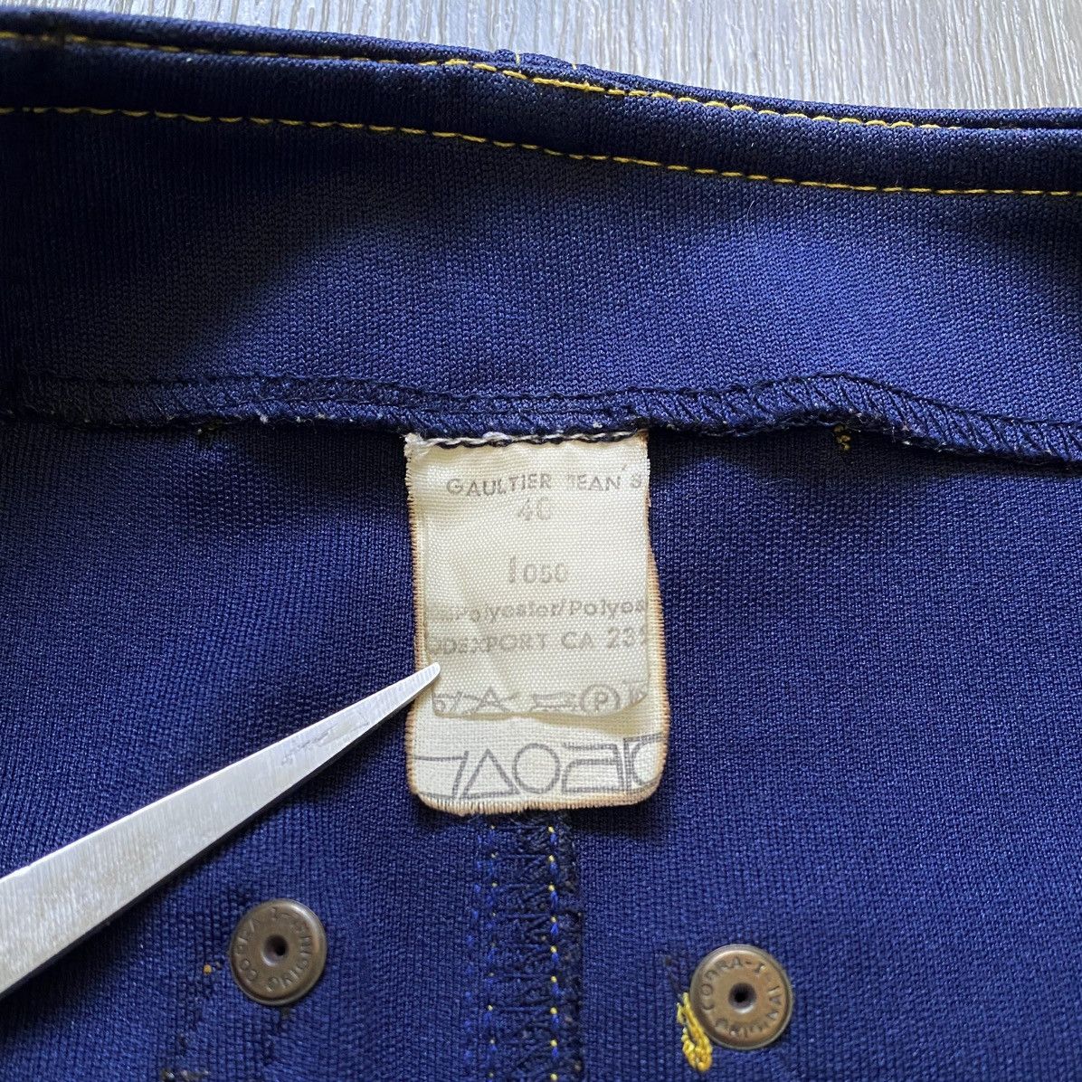 Jean Paul Gaultier Women’s Archival Gaultier Jeans Blue Polyester Mini Skirt Size 28" / US 6 / IT 42 - 10 Thumbnail