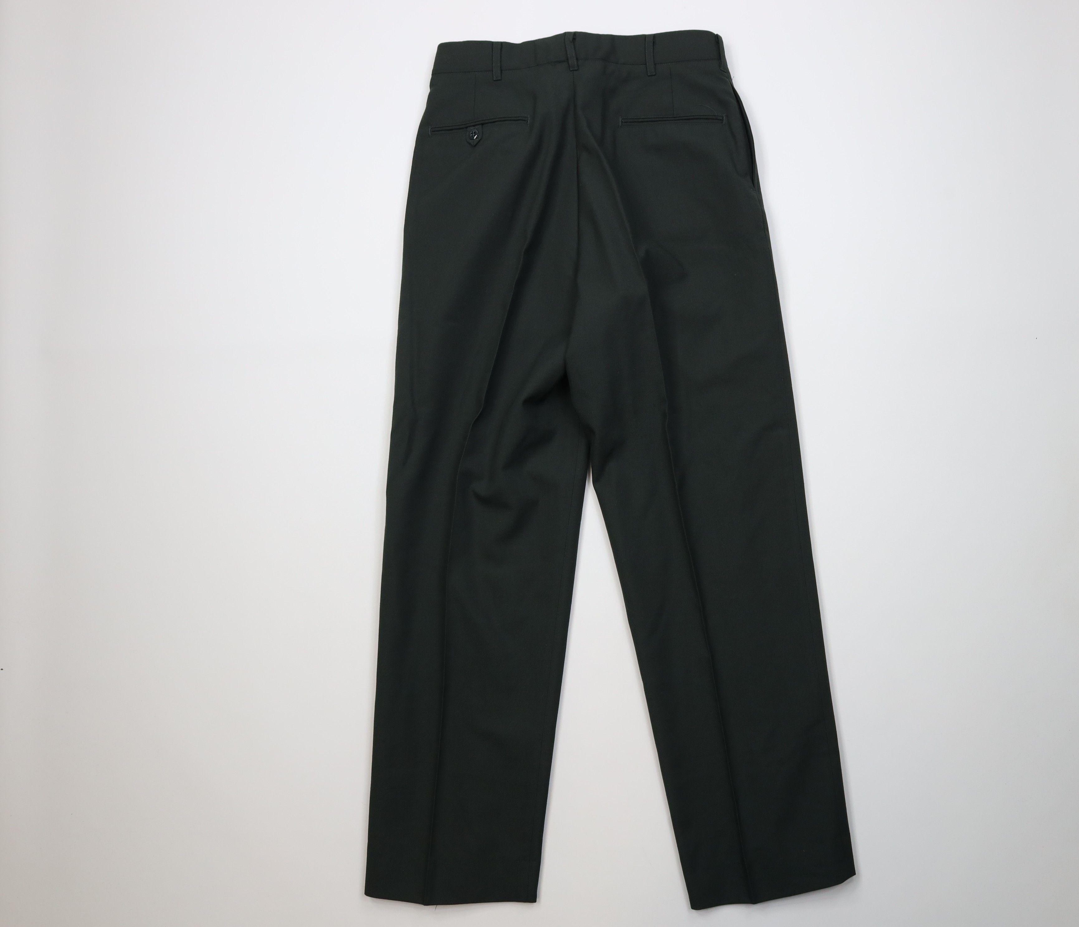 Vintage Vintage 90s USGI Army Serge Green Wide Leg Chino Pants USA Size US 32 / EU 48 - 9 Thumbnail