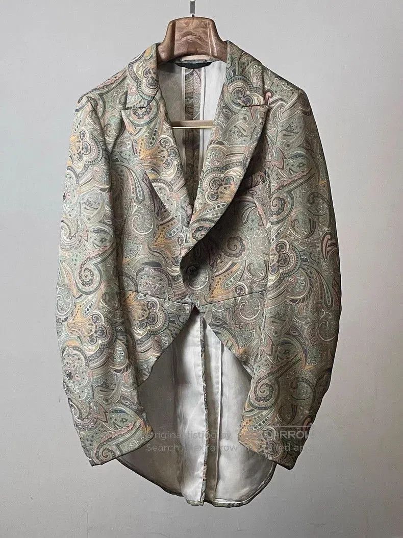 Comme des Garcons Comme Des Garcons 1995 Paisley Tailcoat. Size US M / EU 48-50 / 2 - 1 Thumbnail