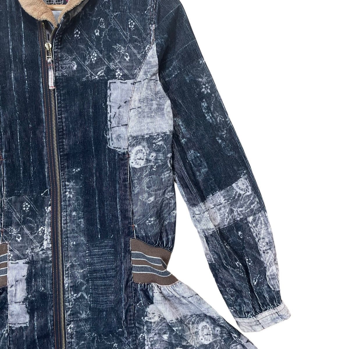 Jean Paul Gaultier Jean Paul Gaultier Patchwork Zipper Jacket Size Small Size S / US 4 / IT 40 - 9 Thumbnail