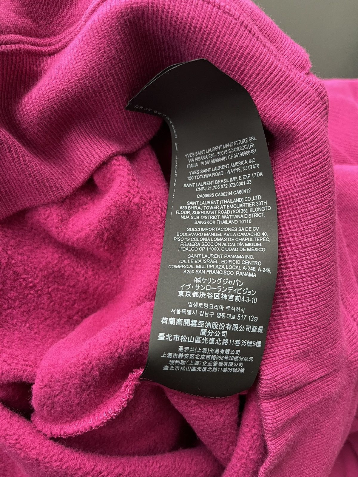 Hedi Slimane × Saint Laurent Paris × Yves Saint Laurent Rare Brand New Rive Gauche Saint Laurent Logo Hoodie Runway Size US XL / EU 56 / 4 - 8 Thumbnail