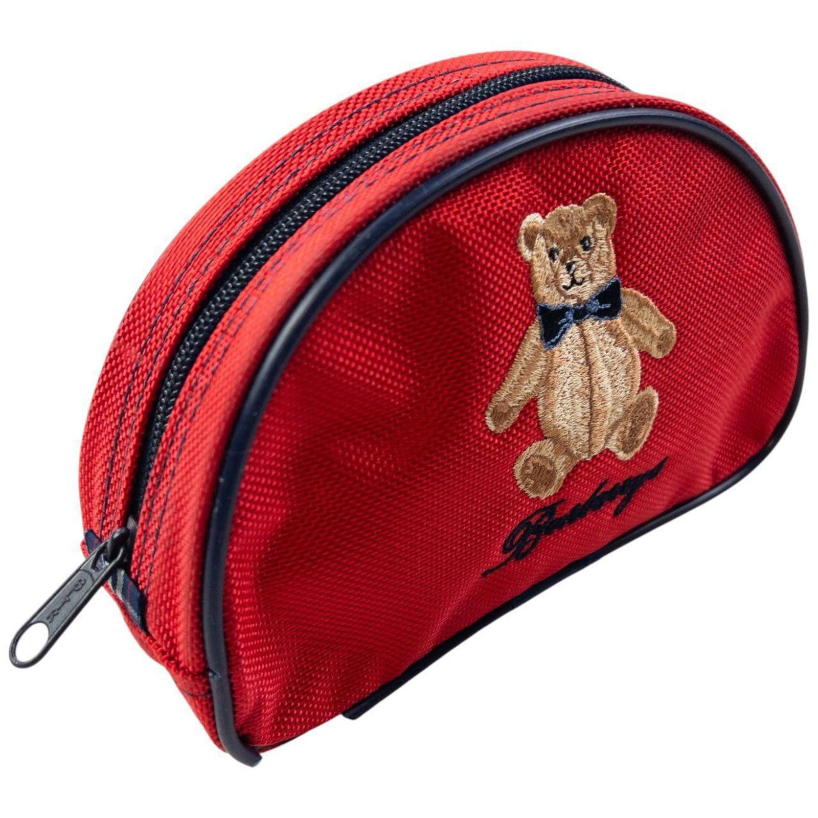 Burberry Vintage 90s Burberry Embroidered Teddy Bear Zip Pouch Size ONE SIZE - 7 Thumbnail