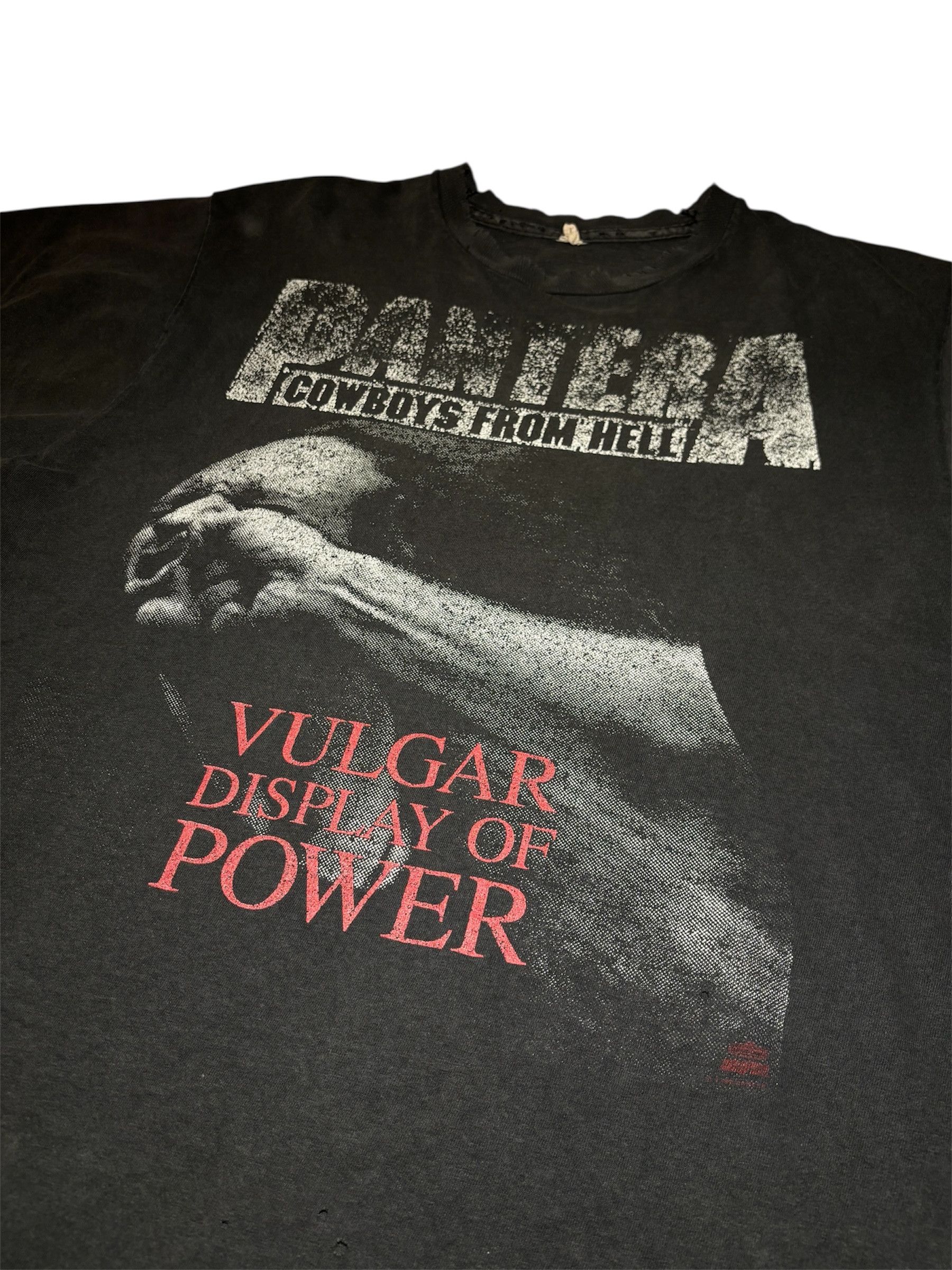 Vintage 1992 Vintage Pantera "Vulgar Display of Power" t-shirt Size US M / EU 48-50 / 2 - 11 Thumbnail