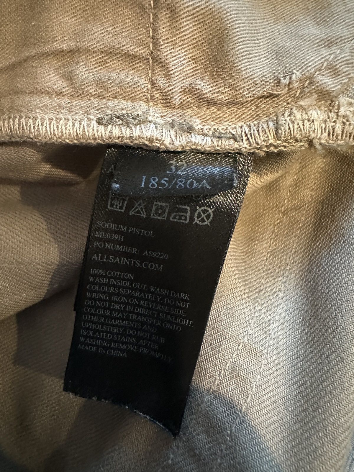 Allsaints 2 Allsaints Denim Pistol Jeans Pants Grey and Dark Green Size US 32 / EU 48 - 12 Thumbnail