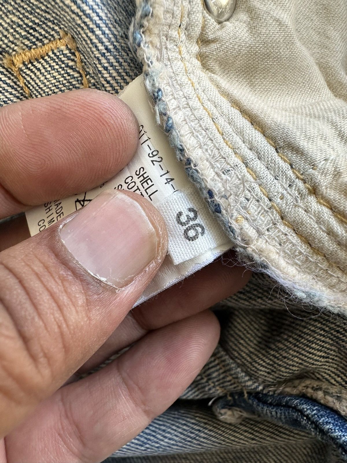 N4 Archive 0000 by N44 Shimamura Tokyo jeans Size US 30 / EU 46 - 15 Thumbnail