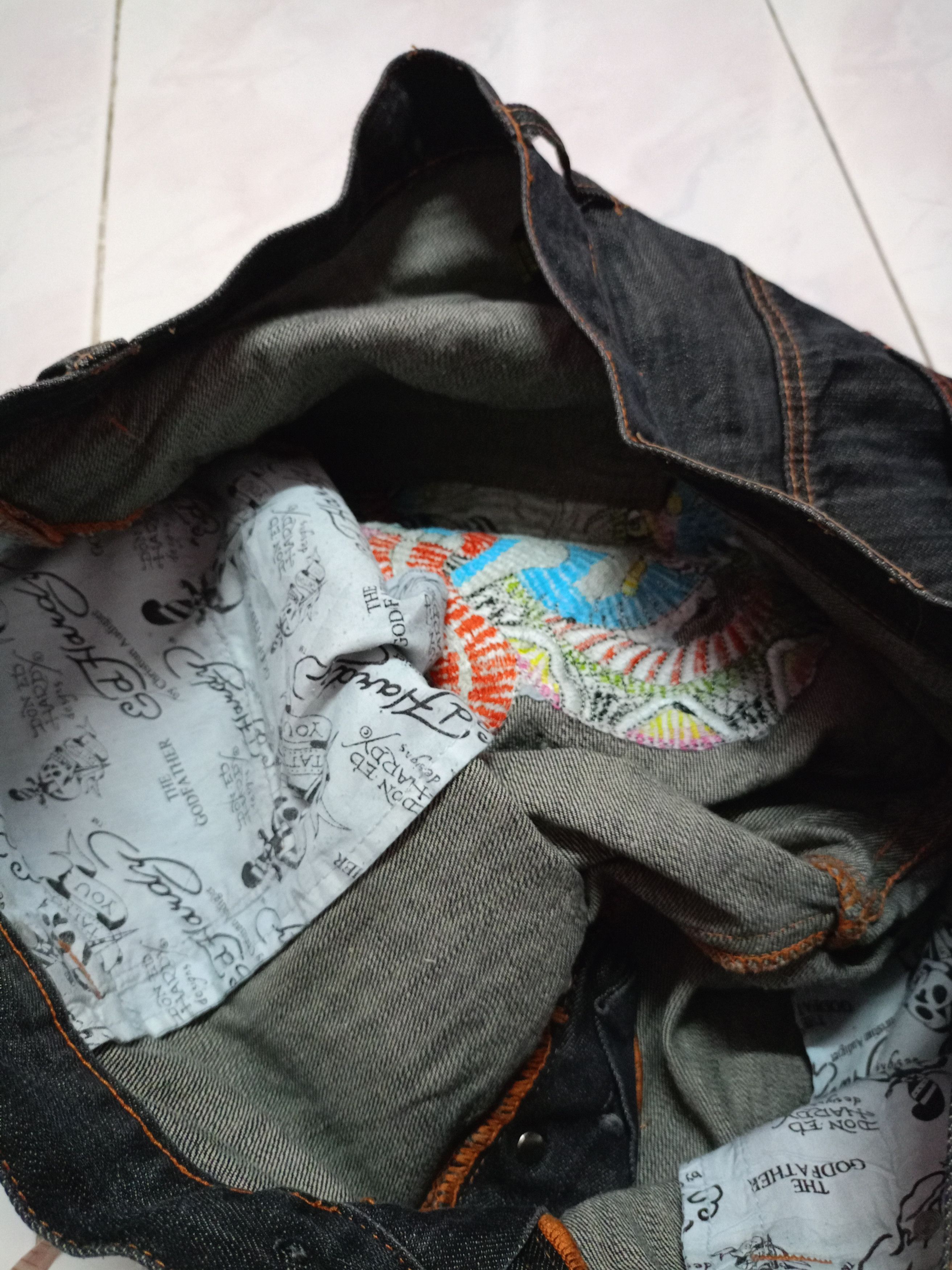 Ed Hardy × Vintage 🔥Beggy ED HARDY BY CHRISTIAN AUDIGIER🔥 Size US 40 / EU 56 - 13 Thumbnail