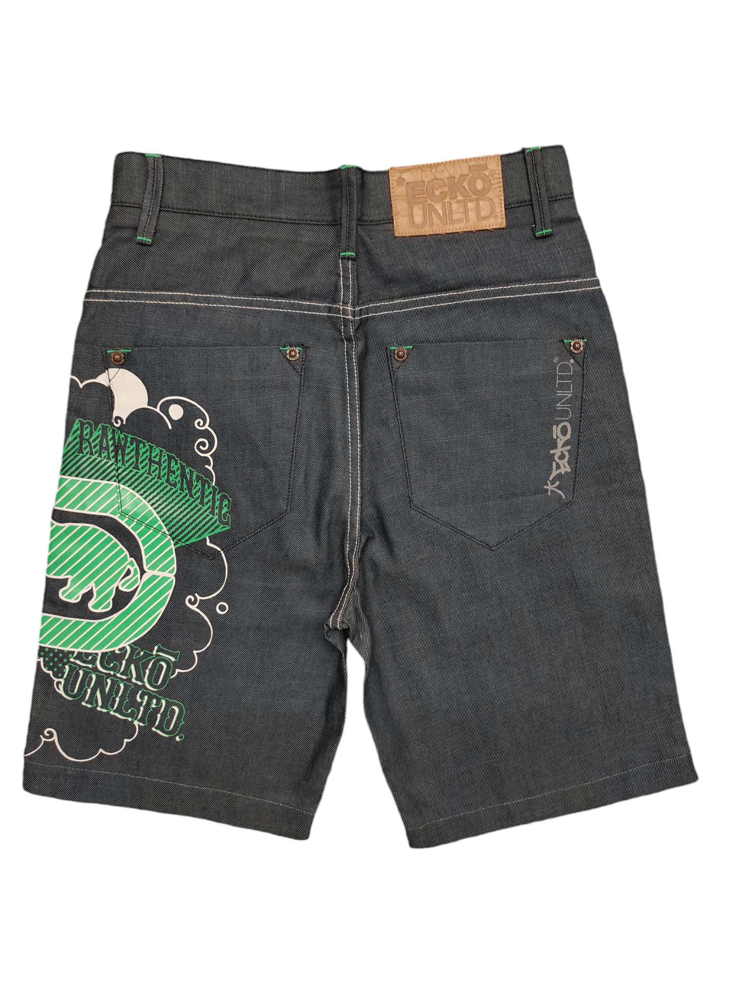 Ecko Unltd. Vintage Y2k Ecko Rhino Logo Graffiti Print Baggy Denim Jeans Size US 29 - 8 Thumbnail