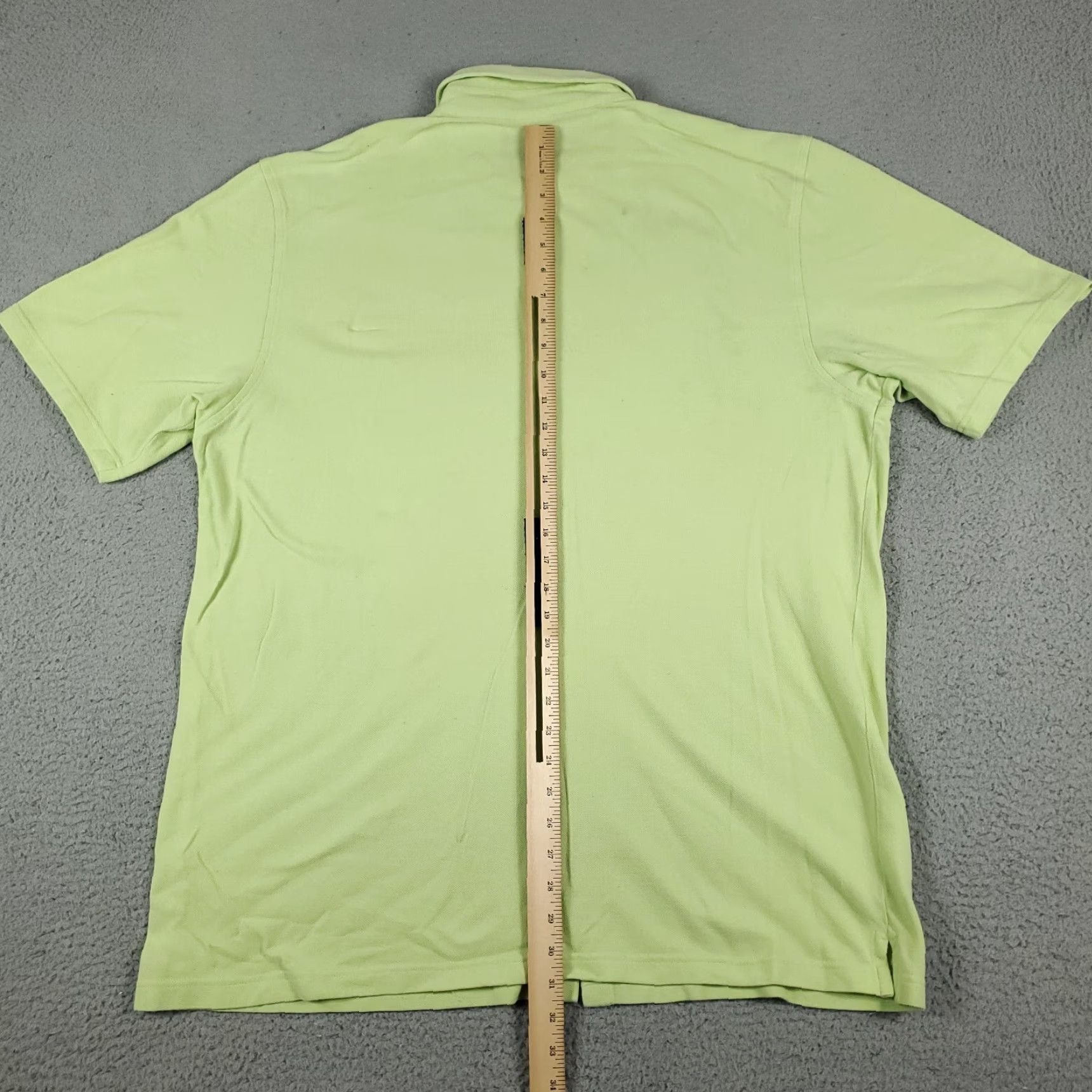 Brooks Brothers Brooks Brothers Shirt Adult XL Green Solid Short Sleeve Button-Up Stained Mens Size US XL / EU 56 / 4 - 6 Thumbnail