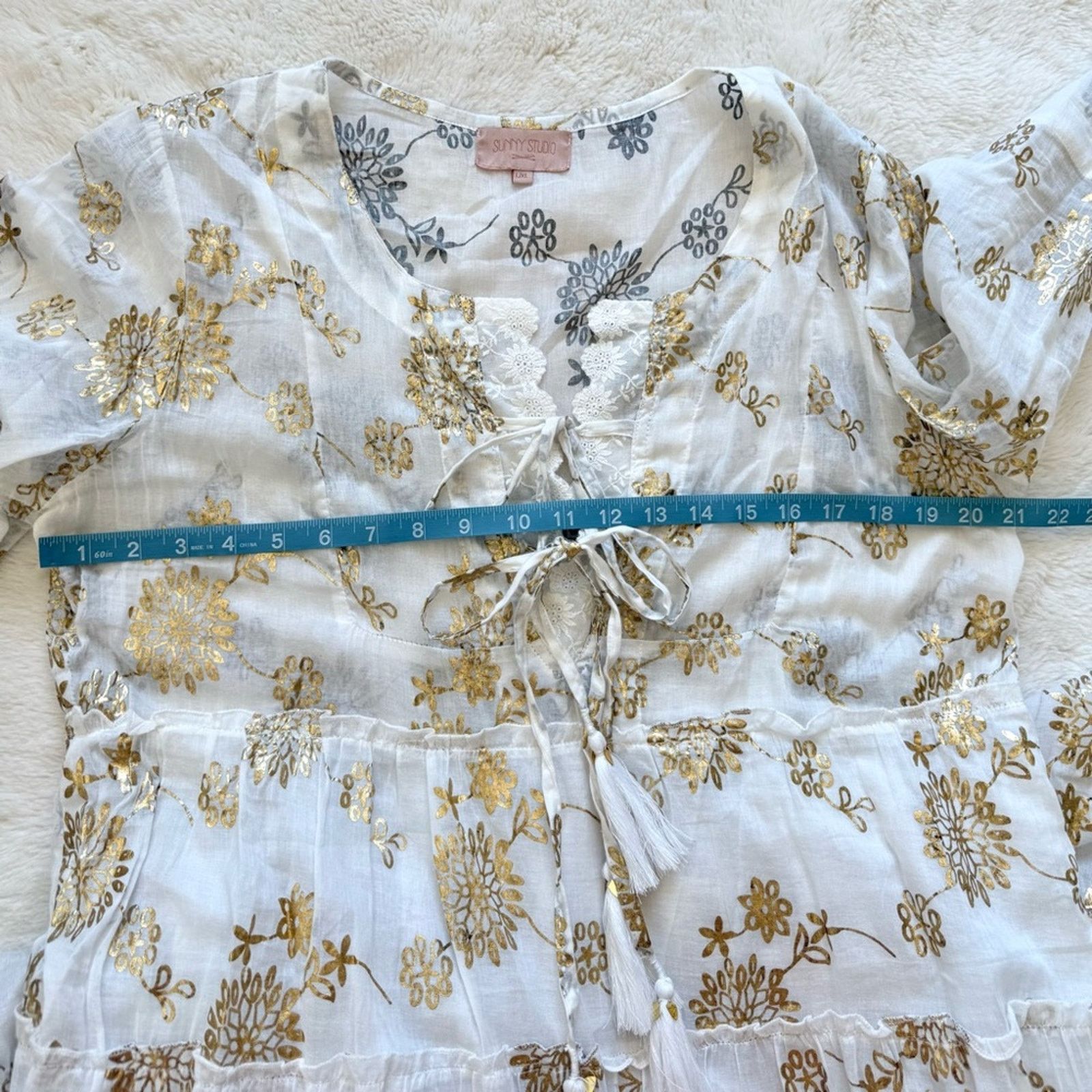 Other Sunny Studio women long dress size L/XL Size L / US 10 / IT 46 - 5 Thumbnail