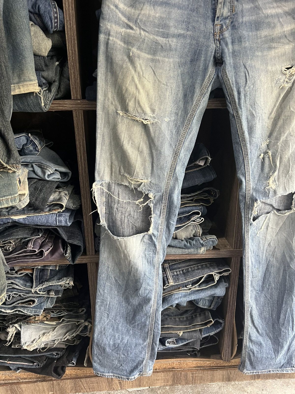 GAS 🔥Rare Gas Distressed Denim Size US 32 / EU 48 - 5 Thumbnail