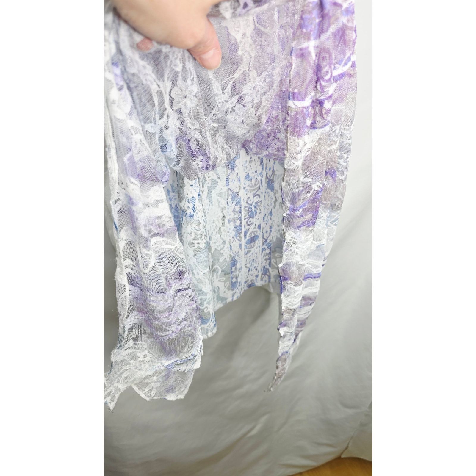 Other Womens 2X Sheer Lace Tunic Top Boho Fairycore Romantic Size XXL / US 16-18 / IT 52-54 - 8 Thumbnail
