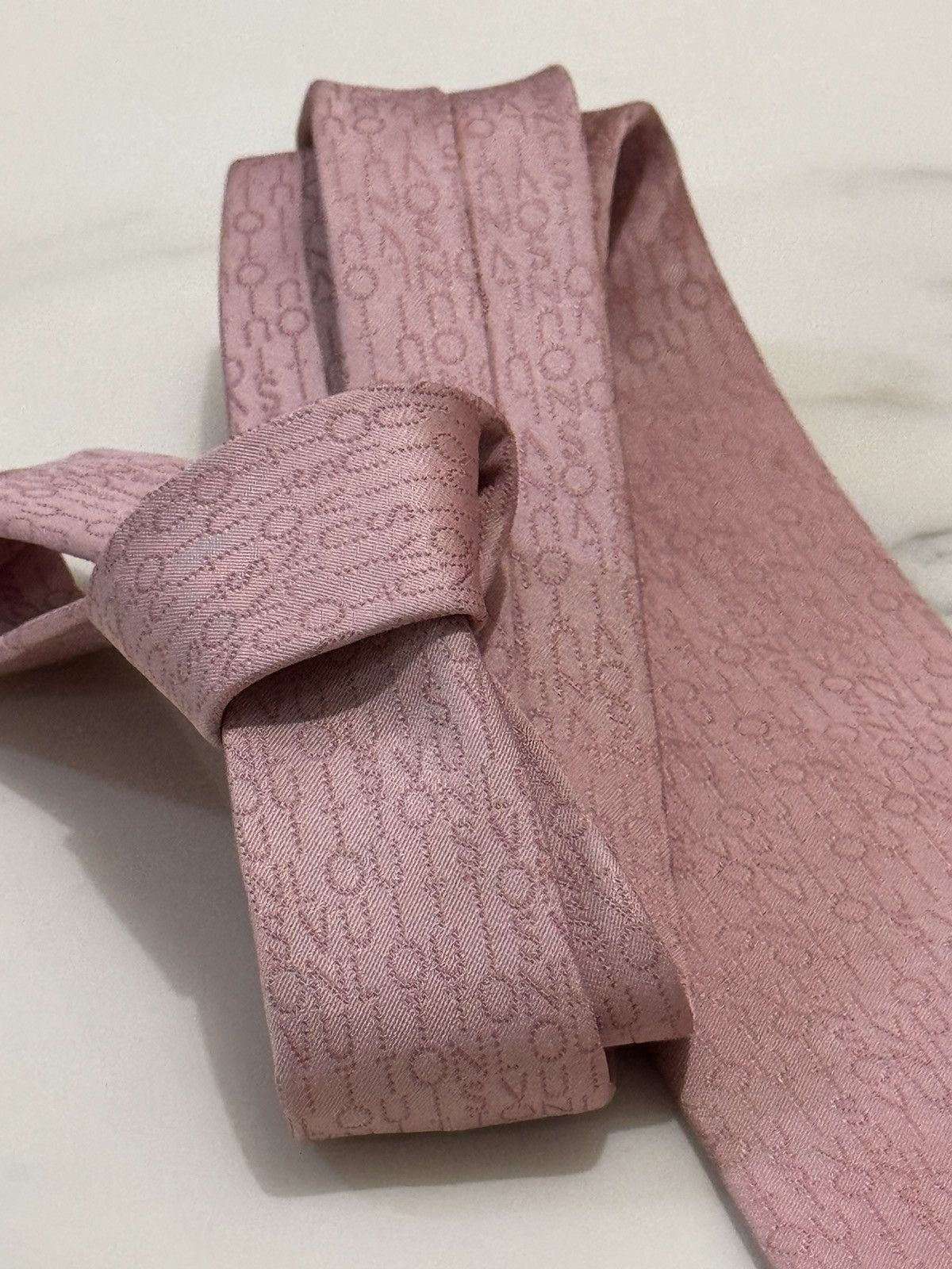 Louis Vuitton Louis Vuitton Neck Tie Spell Out Size ONE SIZE - 7 Thumbnail