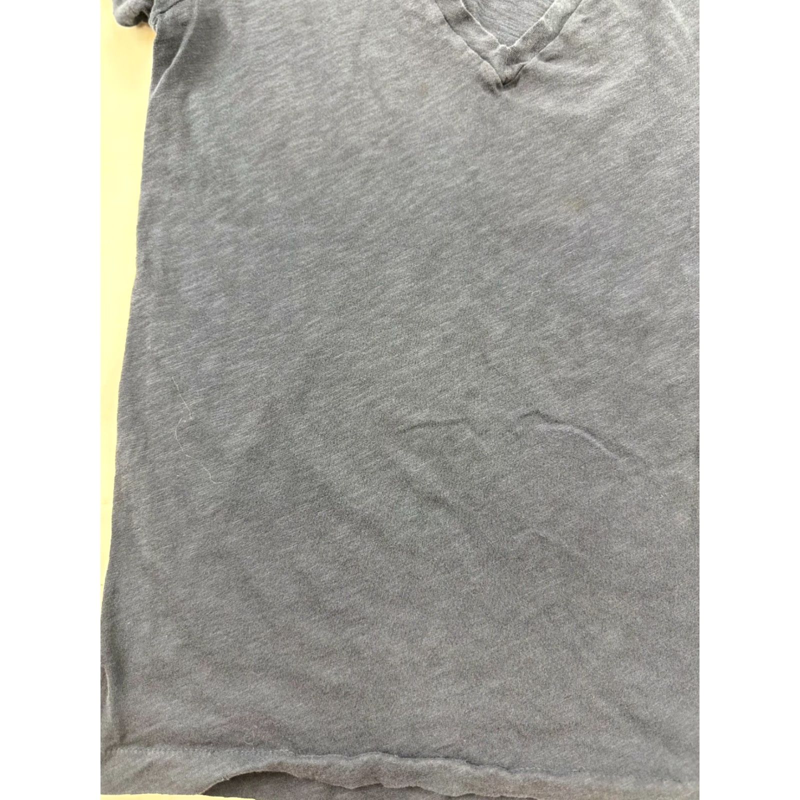 J.Crew VINTAGE J.CREW T-Shirt Mens Small Navy Blue Cotton Short Sleeve V-Neck Classic Fit Preppy Size US S / EU 44-46 / 1 - 3 Thumbnail