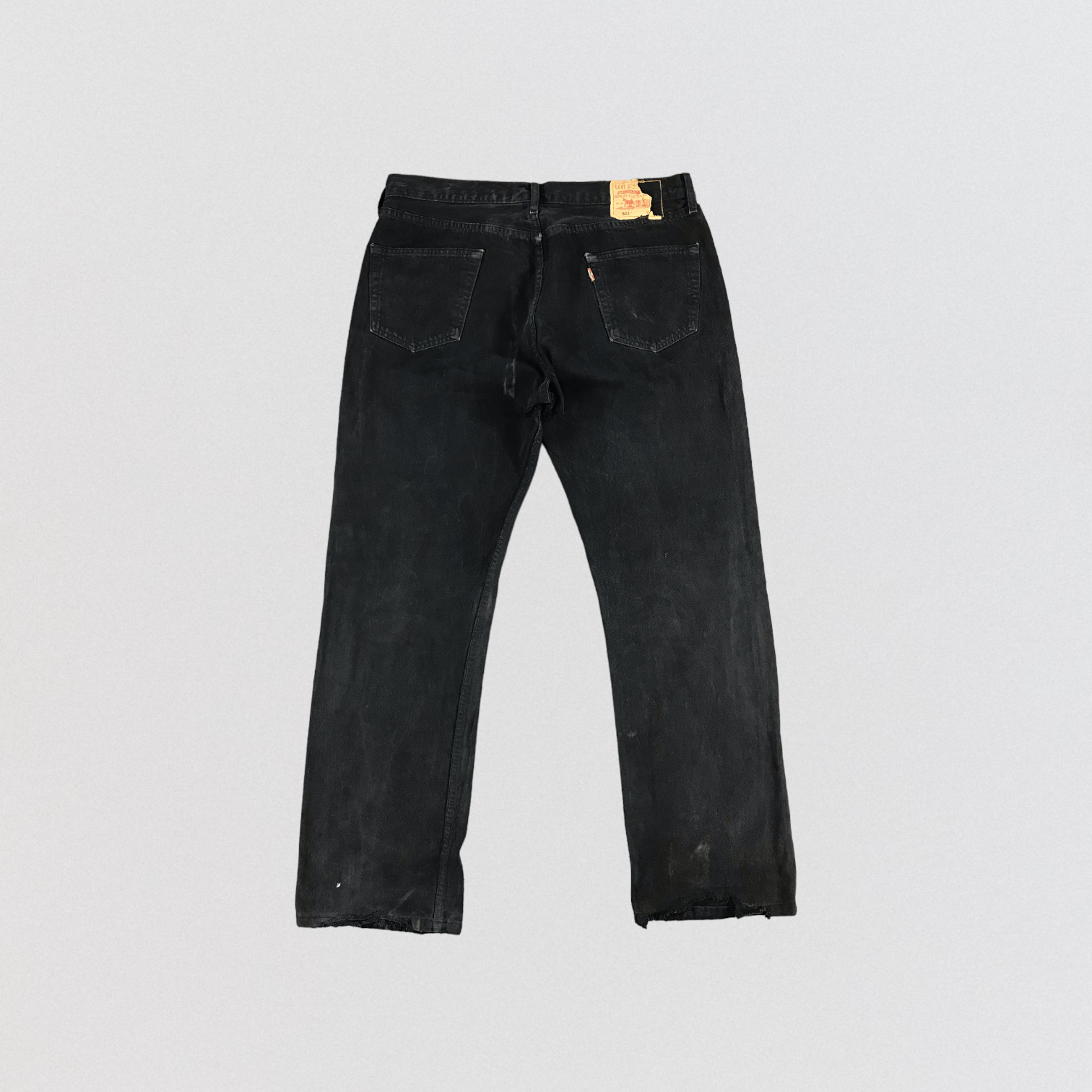 Levi's × Vintage Vintage 90s Distress Levis 501 Jeans-JM1669 Size US 36 / EU 52 - 2 Thumbnail