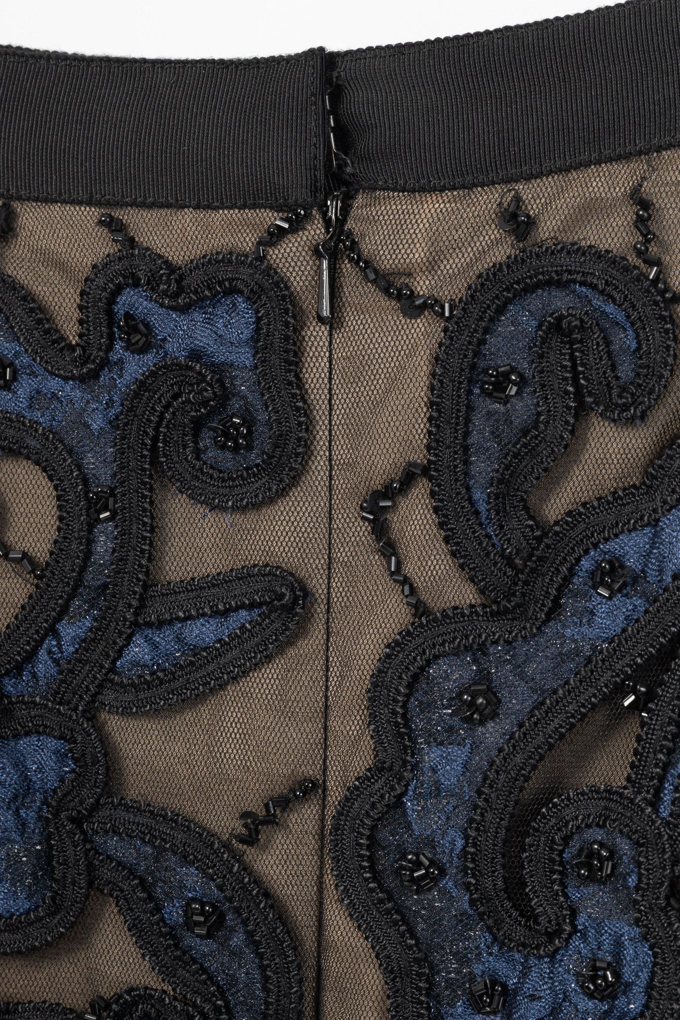 Oscar De La Renta Oscar de la Renta PF14 Beaded Soutache Embroidery Skirt Size 30" / US 8 / IT 44 - 7 Thumbnail
