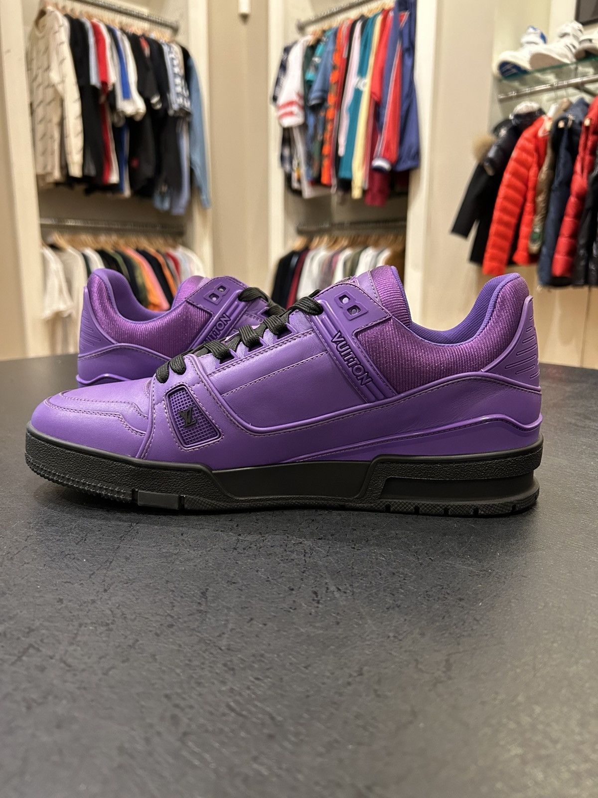 Louis Vuitton Louis Vuitton Trainer Purple Size US 9 / EU 42 - 4 Thumbnail