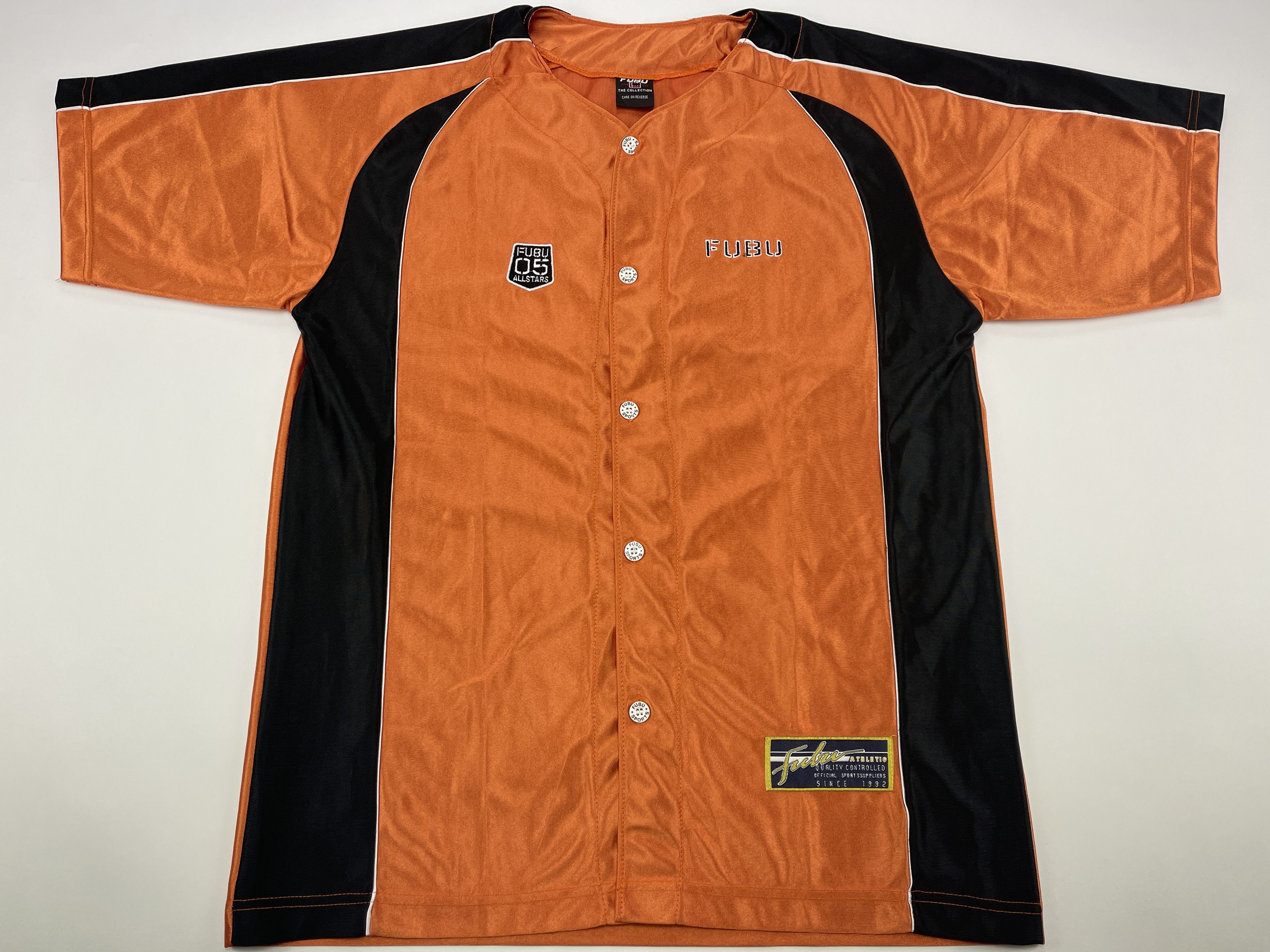 Fubu FUBU jersey, orange, vintage hip hop t-shirt, 90s hip hop L Size US L / EU 52-54 / 3 - 2 Thumbnail