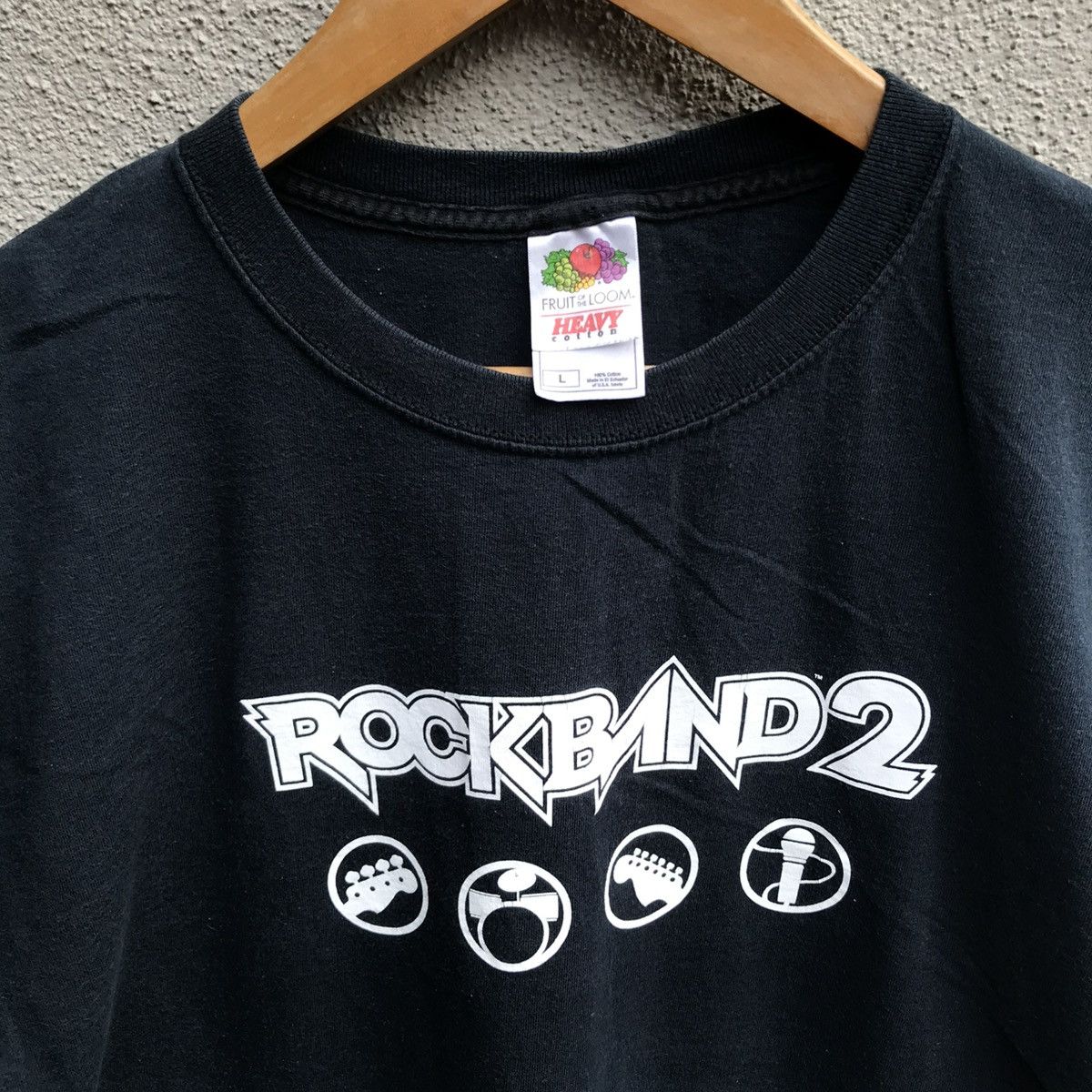 Vintage ROCK BAND 2 games tee nostalgia