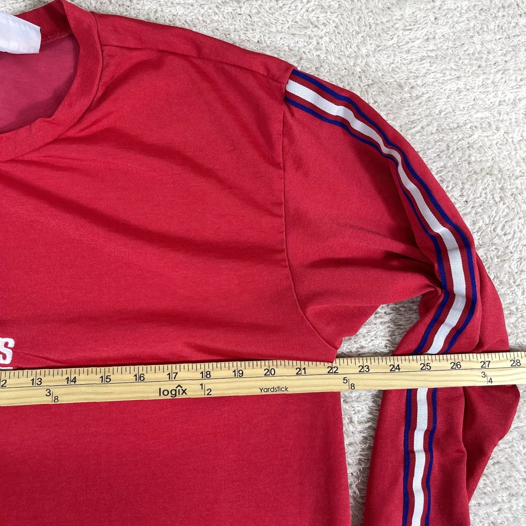 Nike VINTAGE Nike New York Giants Shirt Mens XL Red Center Swoosh 90s Pro Line Y2K Long Sleeve? Size US XL / EU 56 / 4 - 7 Thumbnail