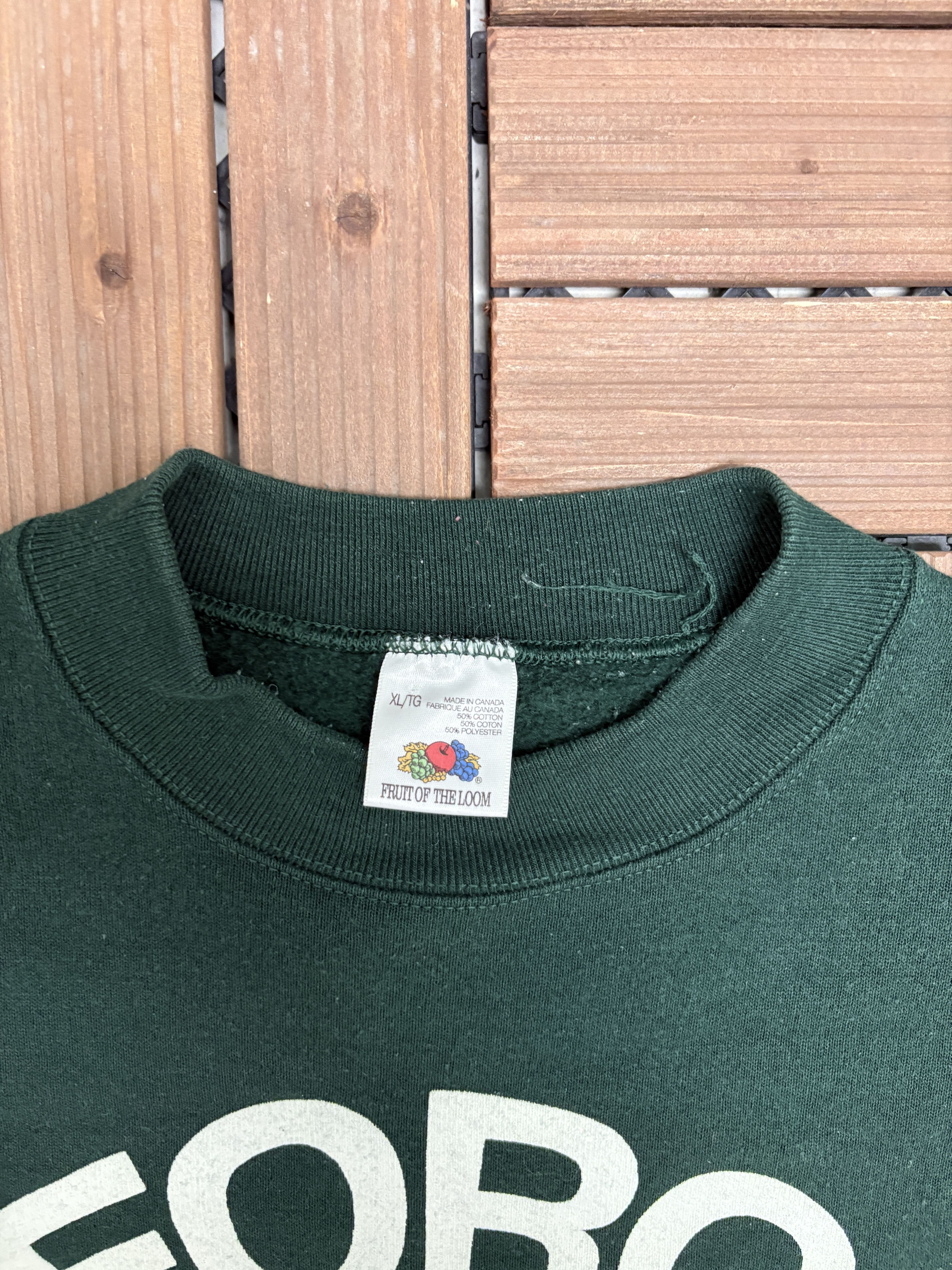Vintage George Brown Huskies Athletics Vintage Green Crewneck Size US XL / EU 56 / 4 - 6 Thumbnail