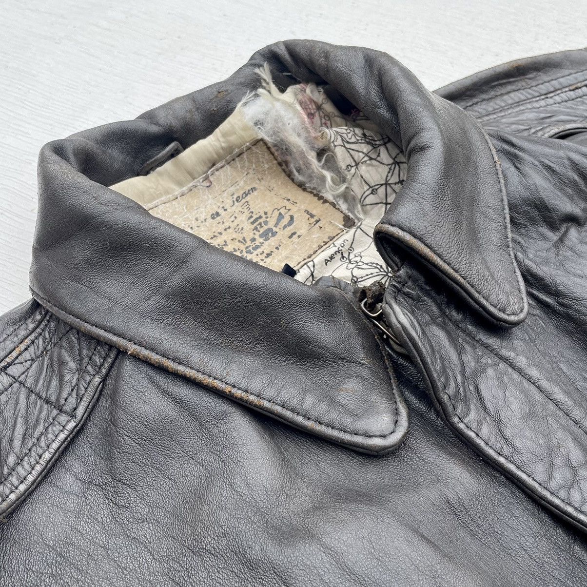 Avirex Distressed Avirex 1989 Heavy Flight Bomber Leather Jacket Size US M / EU 48-50 / 2 - 19 Thumbnail
