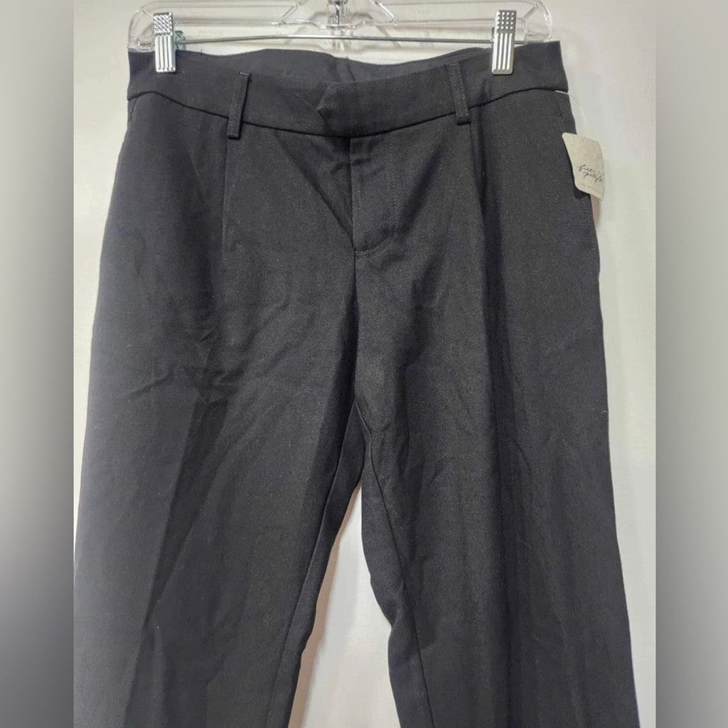 Free People Free People Rolled Cuff Hem Straight Leg Trouser Size 0. B19 Size 25" / US 0 / IT 36 - 2 Thumbnail