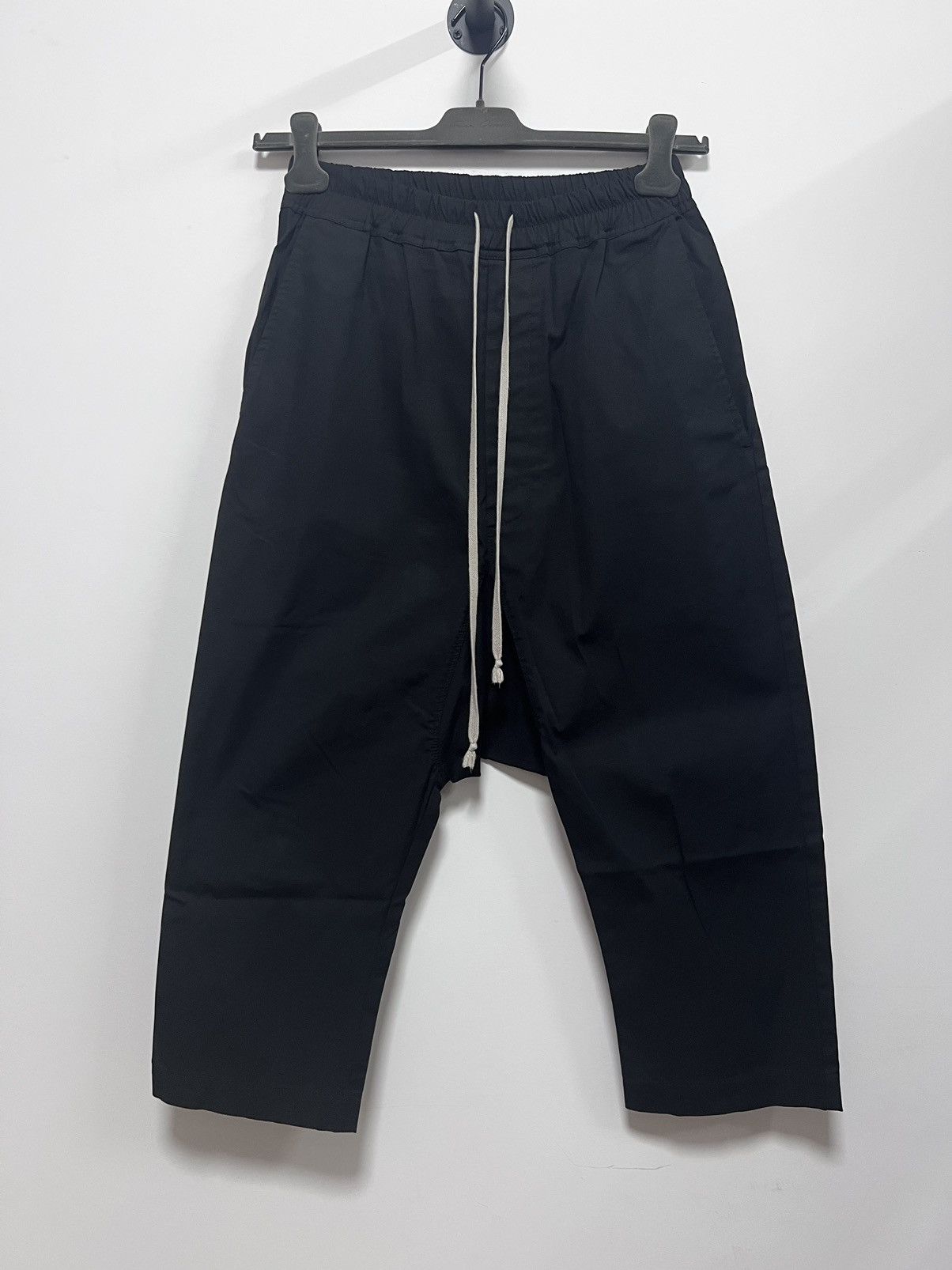 rick owens drawstring cropped 46-