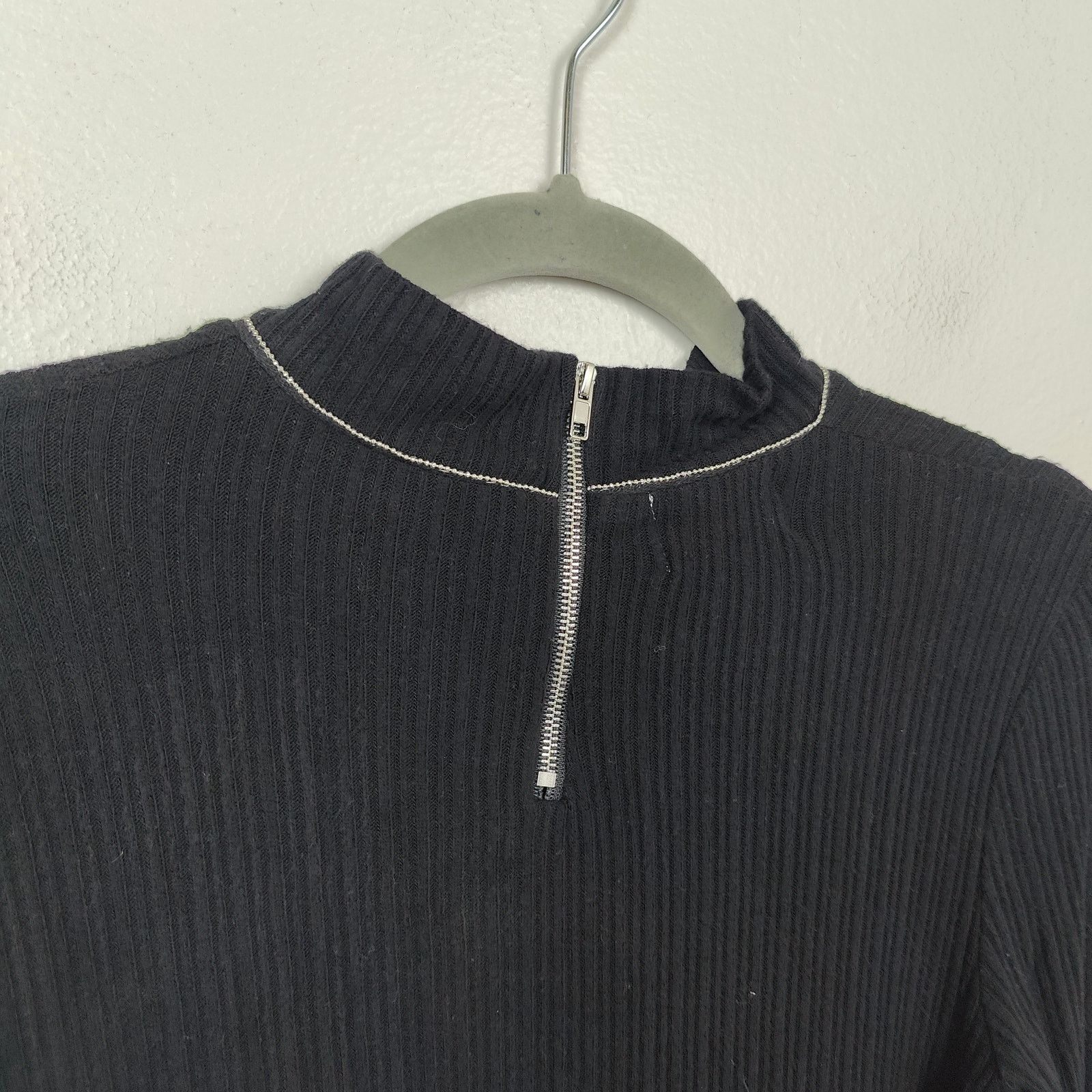 Other LNA Dress Womens Small Black Jewel Neckline Stacey Brushed Size S / US 4 / IT 40 - 6 Thumbnail